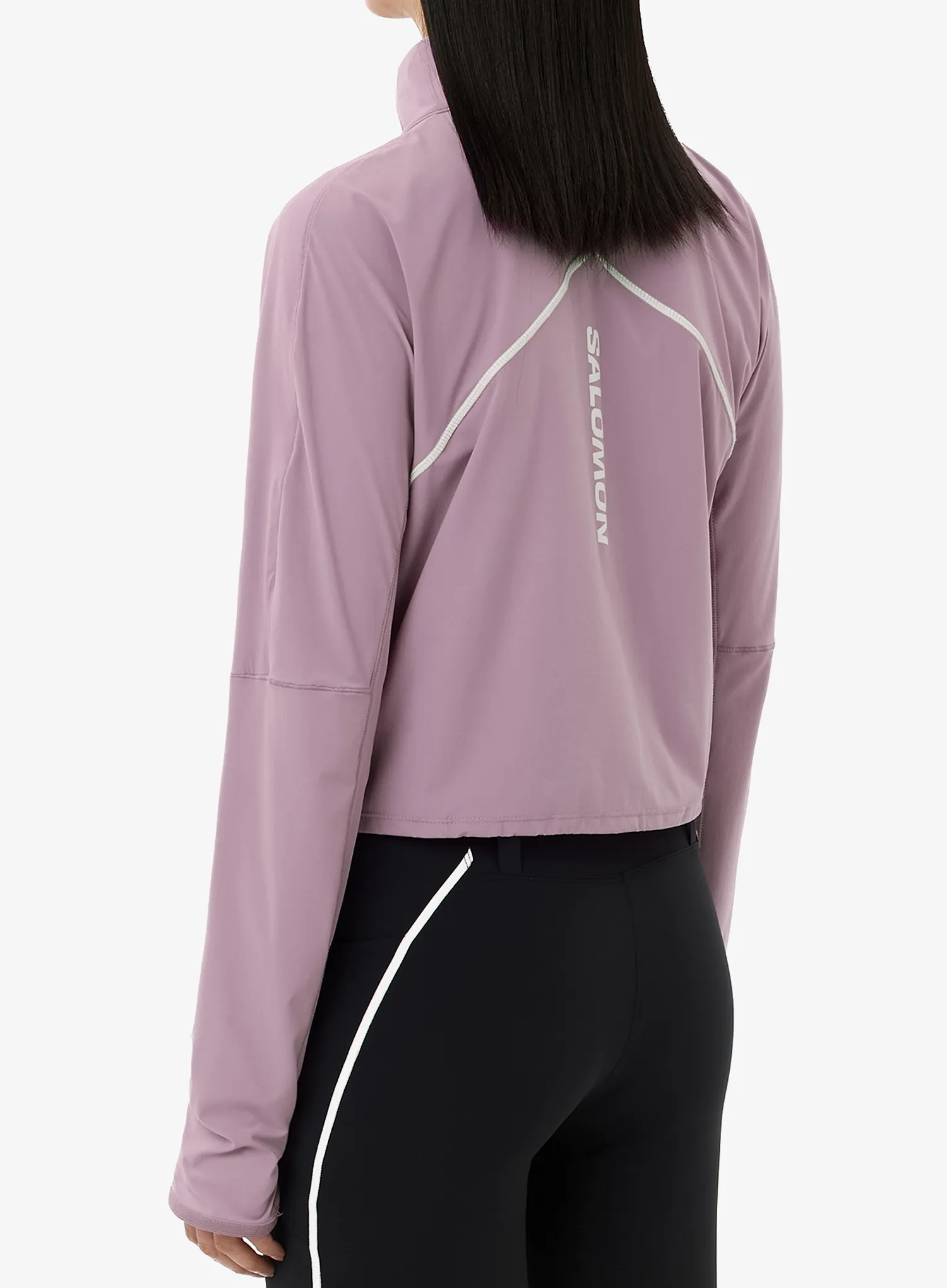 Ženska jakna za trčanje Salomon Sense Aero Hybrid CP PLVR - dawn pink