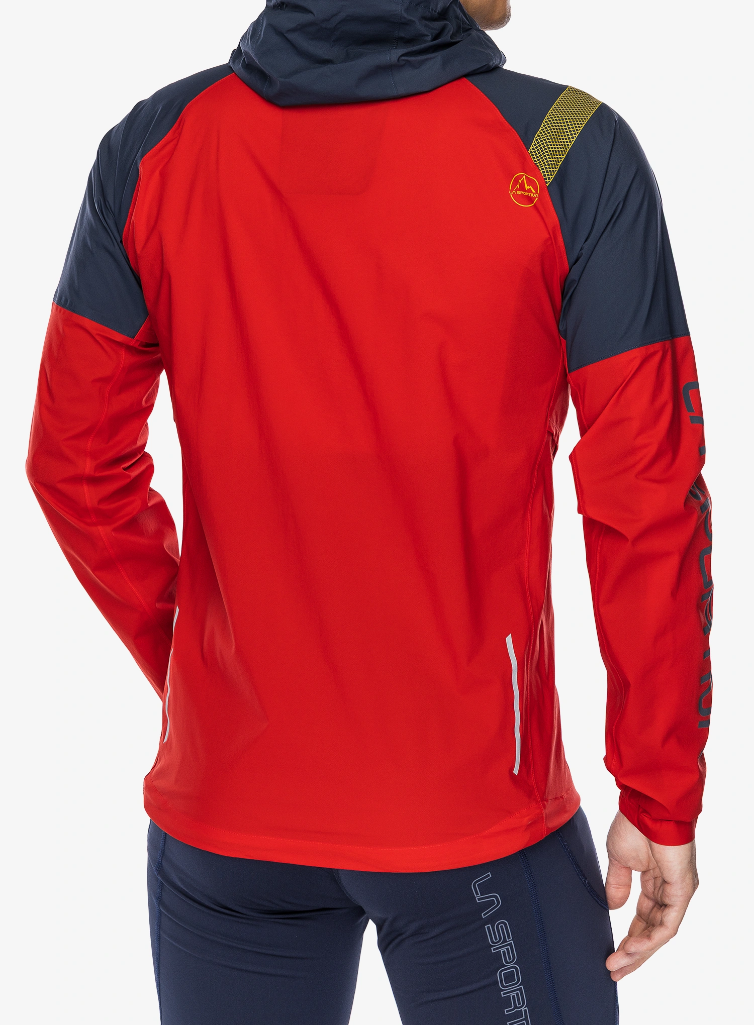 Jakna za trčanje La Sportiva Pocketshell Jacket - mountain red/night sky