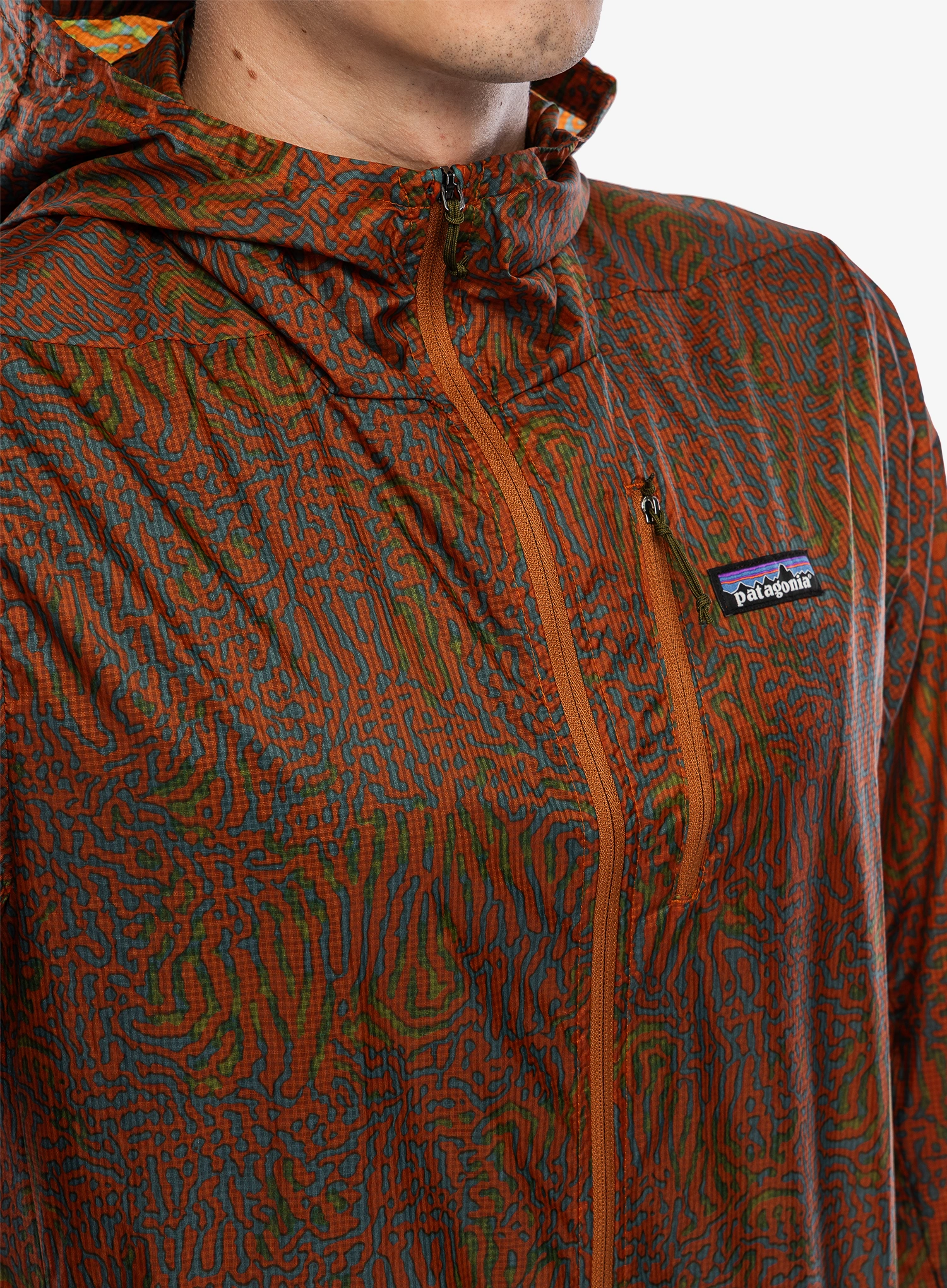 Jakna za trčanje Patagonia Houdini Jacket - sea run/robin brown