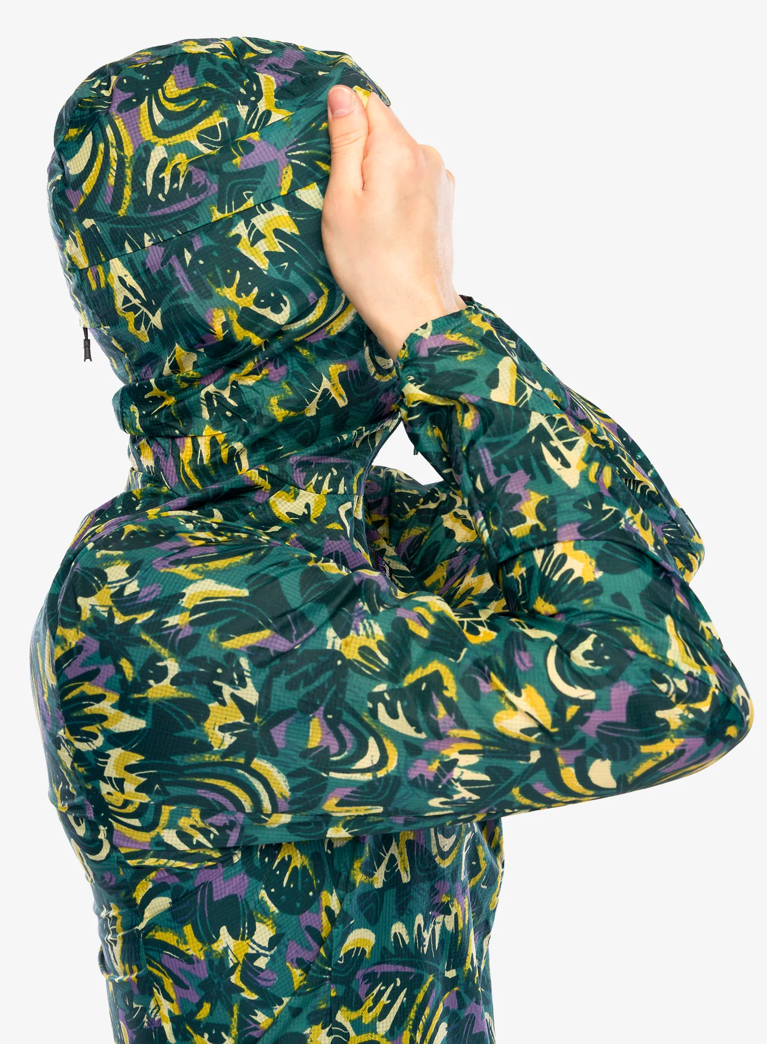 Jakna za trčanje Patagonia Houdini Jacket - wild botanist/blue
