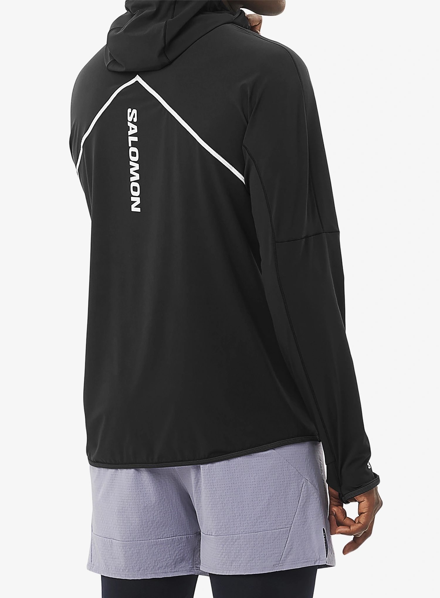 Jakna za trčanje Salomon Sense Aero Hybrid HZ HD - deep black