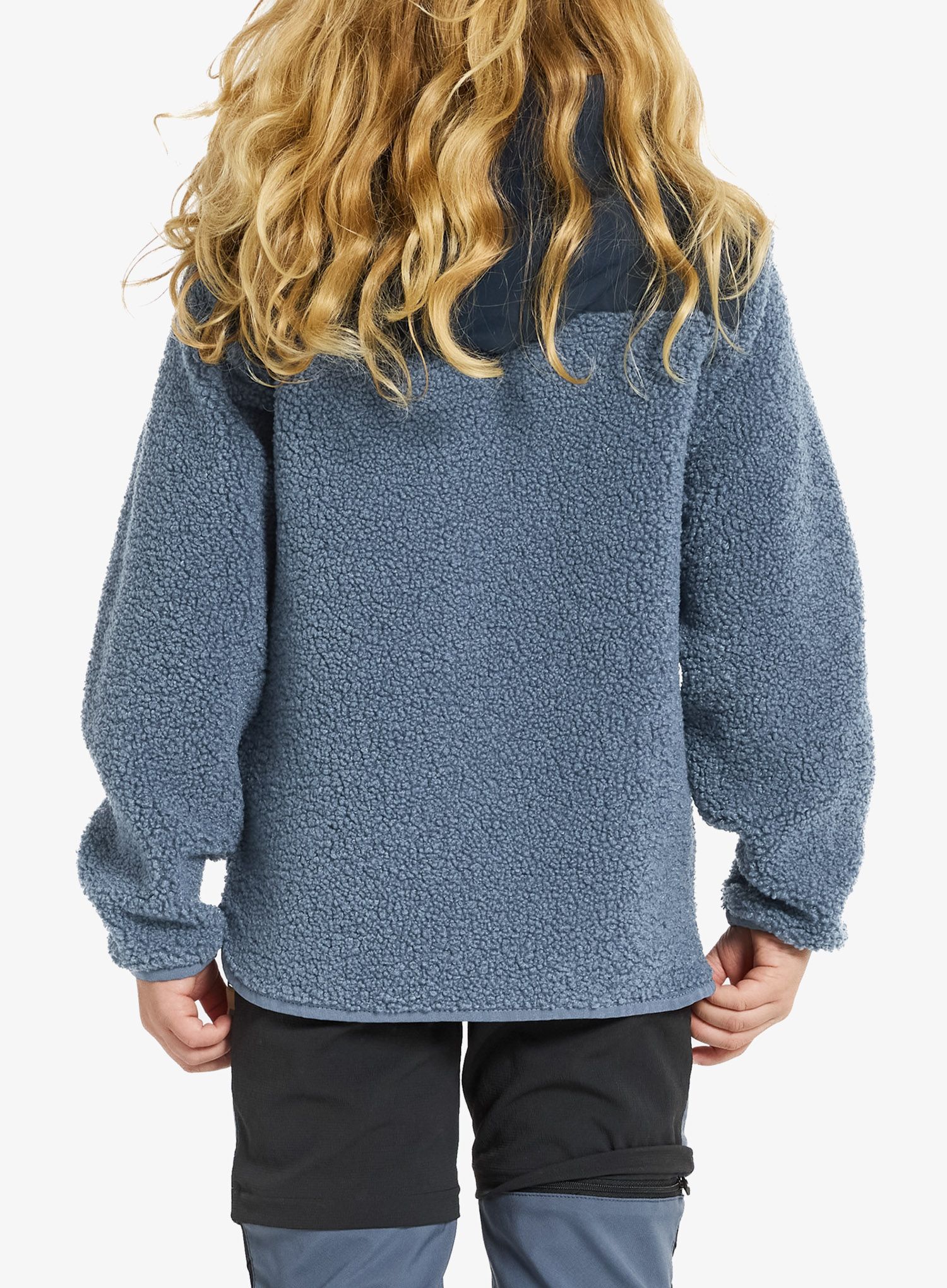 Dječja jakna Didriksons Exa Full Zip - true blue