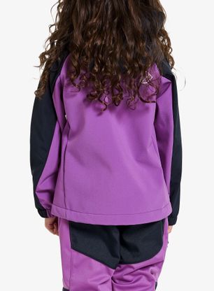Dječja jakna Didriksons Troel Jacket 4 - tulip purple