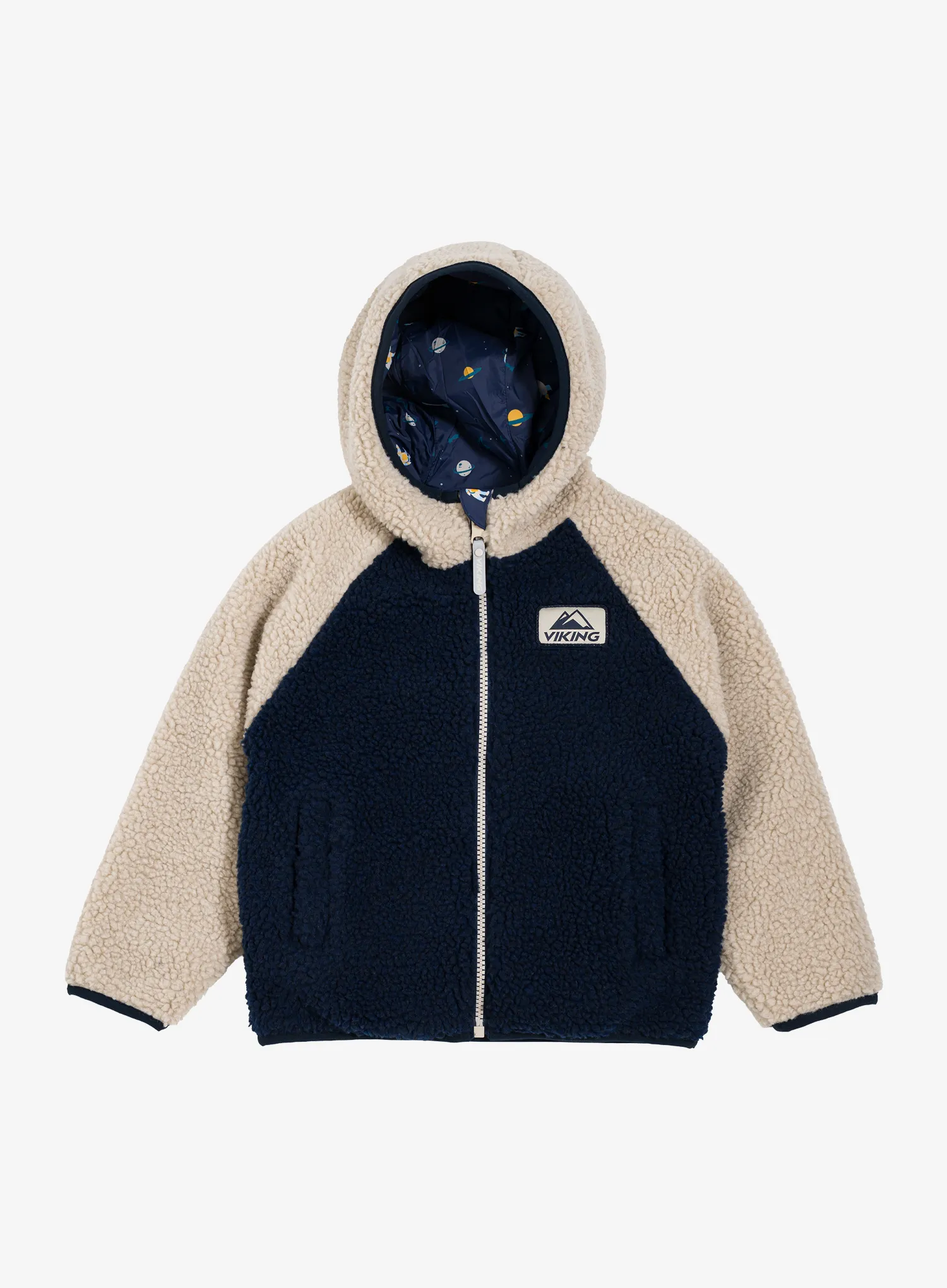 Dječja jakna Viking Play Reversible Pile Jacket - navy/cement