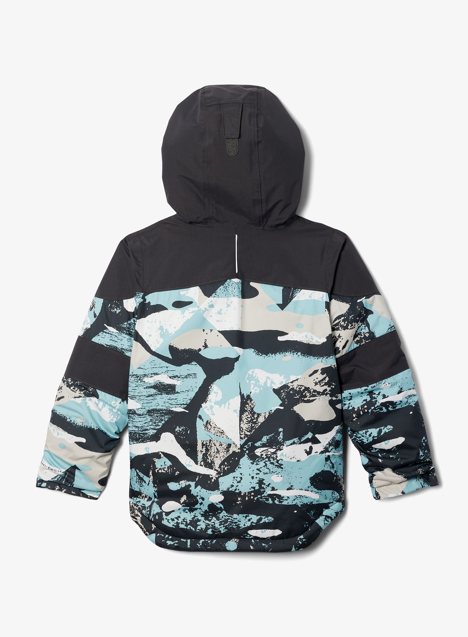 Jakna za djevojčice Columbia Mighty Mogul II Jacket - shark geo/shark/aqua haze