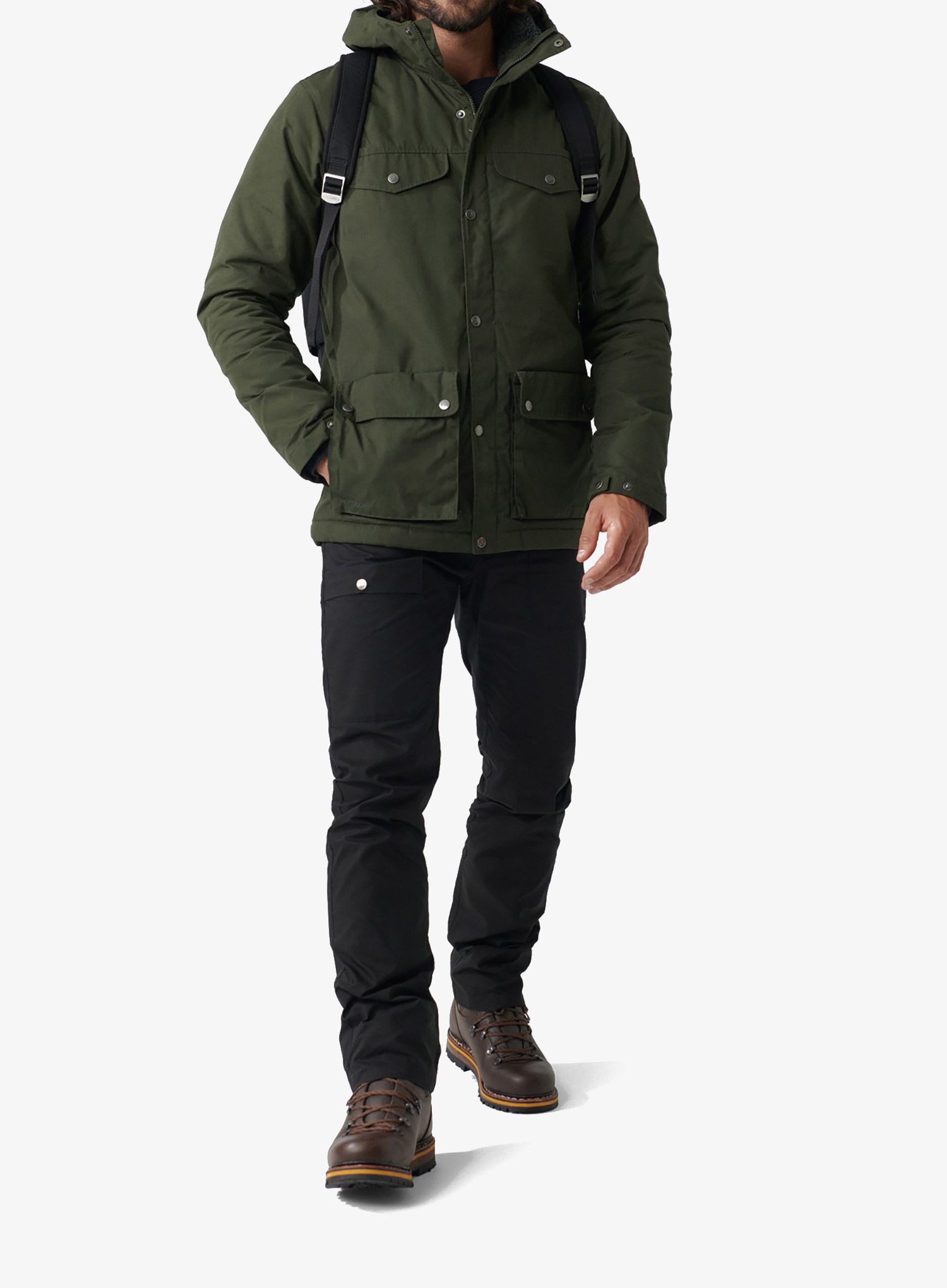 Jakna Fjallraven Greenland Winter Jacket - deep forest