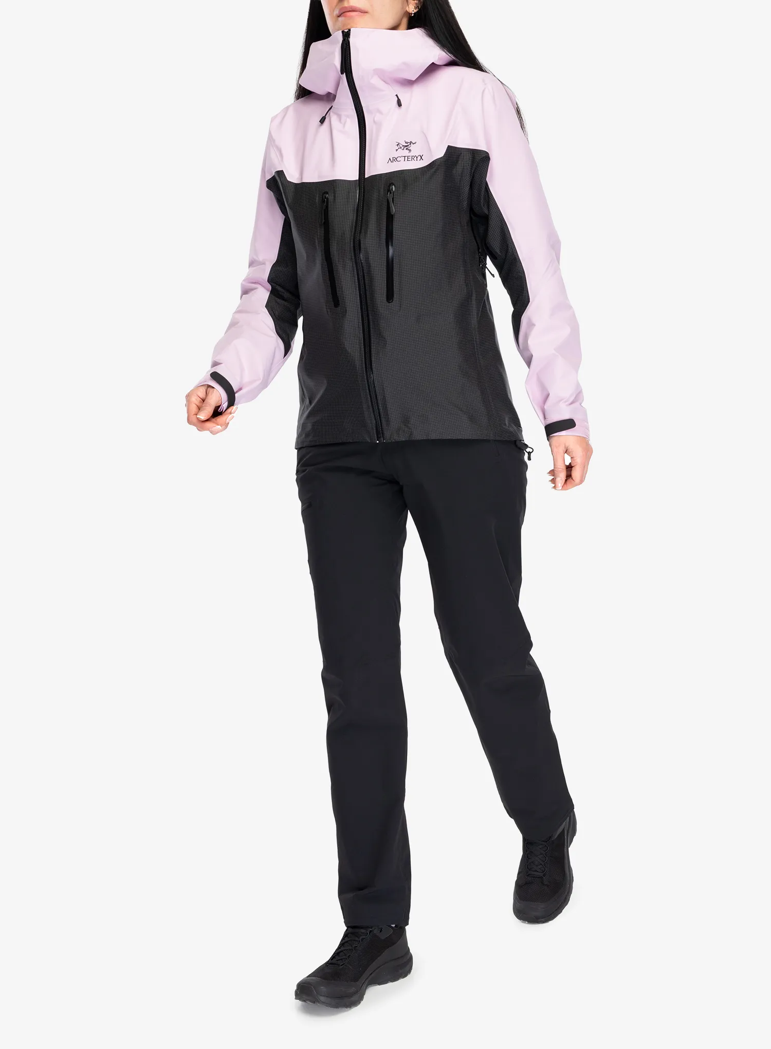 GORE-TEX ženska jakna Arcteryx Alpha Jacket - pineberry/black