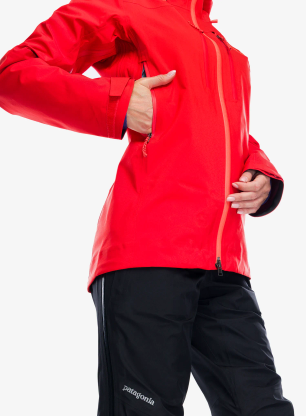 GORE-TEX ženska jakna Patagonia Pluma PRO Jacket - sizzle red
