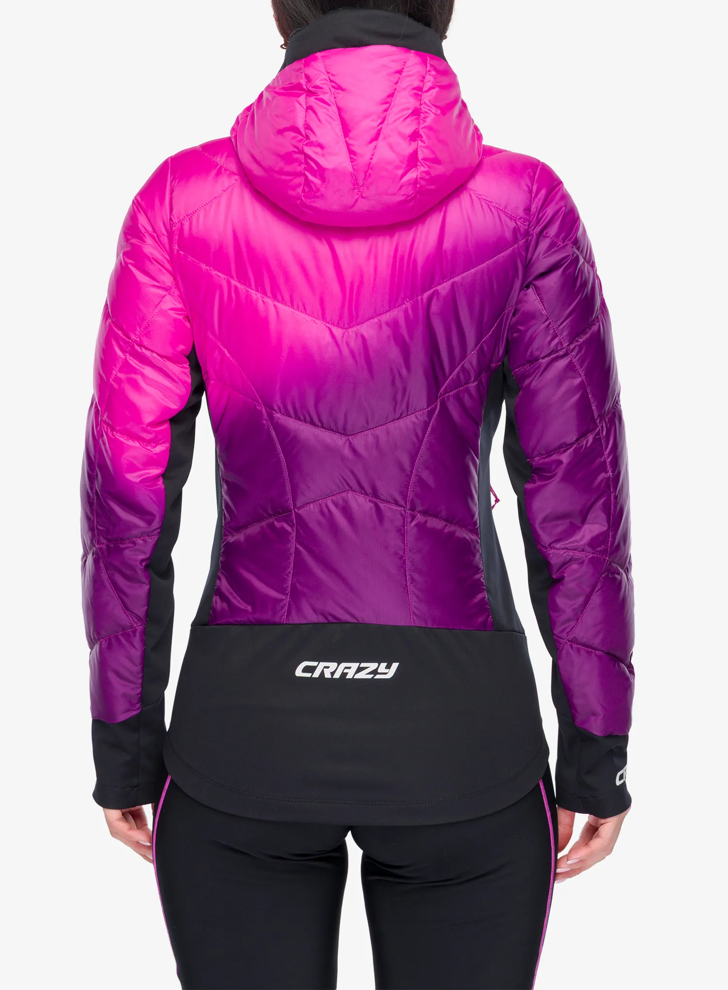 Ženska hibridna jakna Crazy Jacket Exit - pop