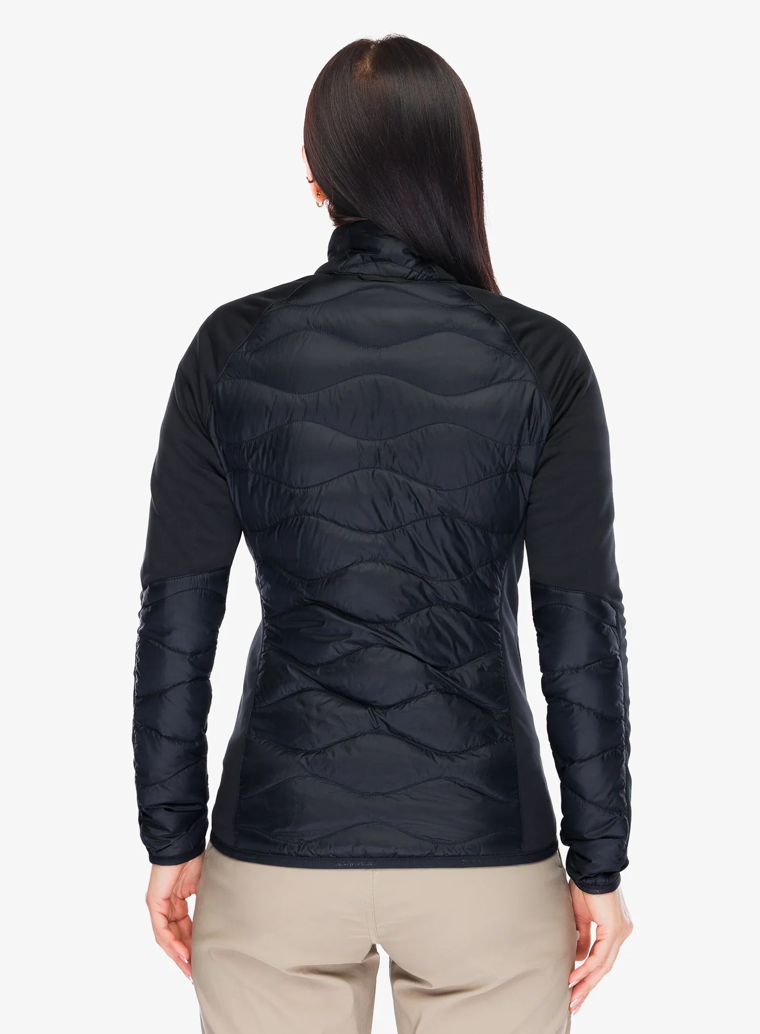 Ženska hibridna jakna Peak Performance Helium Down Hybrid Jacket - black