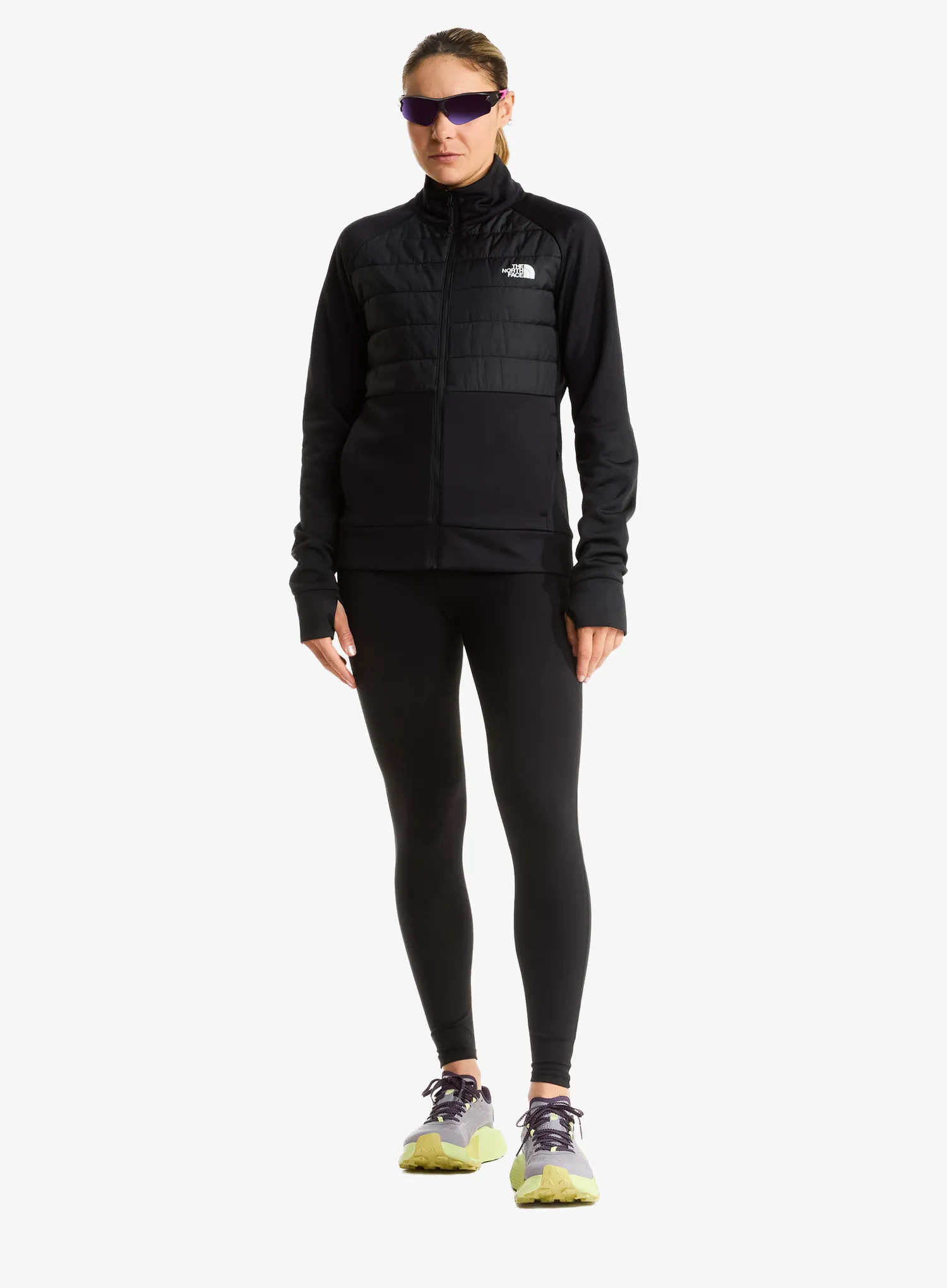 Ženska hibridna jakna The North Face Reaxion 2.0 Hybrid Jacket - tnf black heather