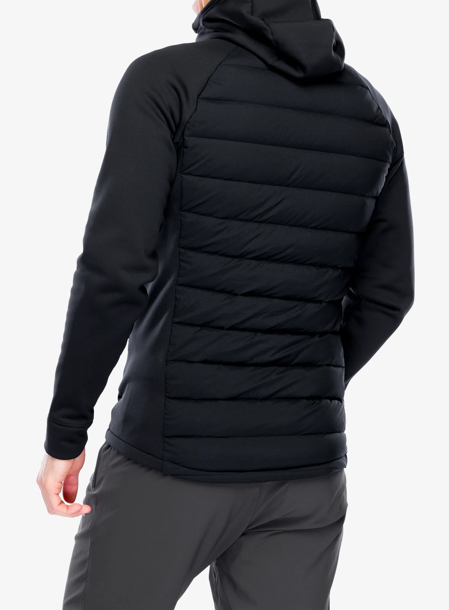Hibridna jakna Montane Composite Hoodie - black
