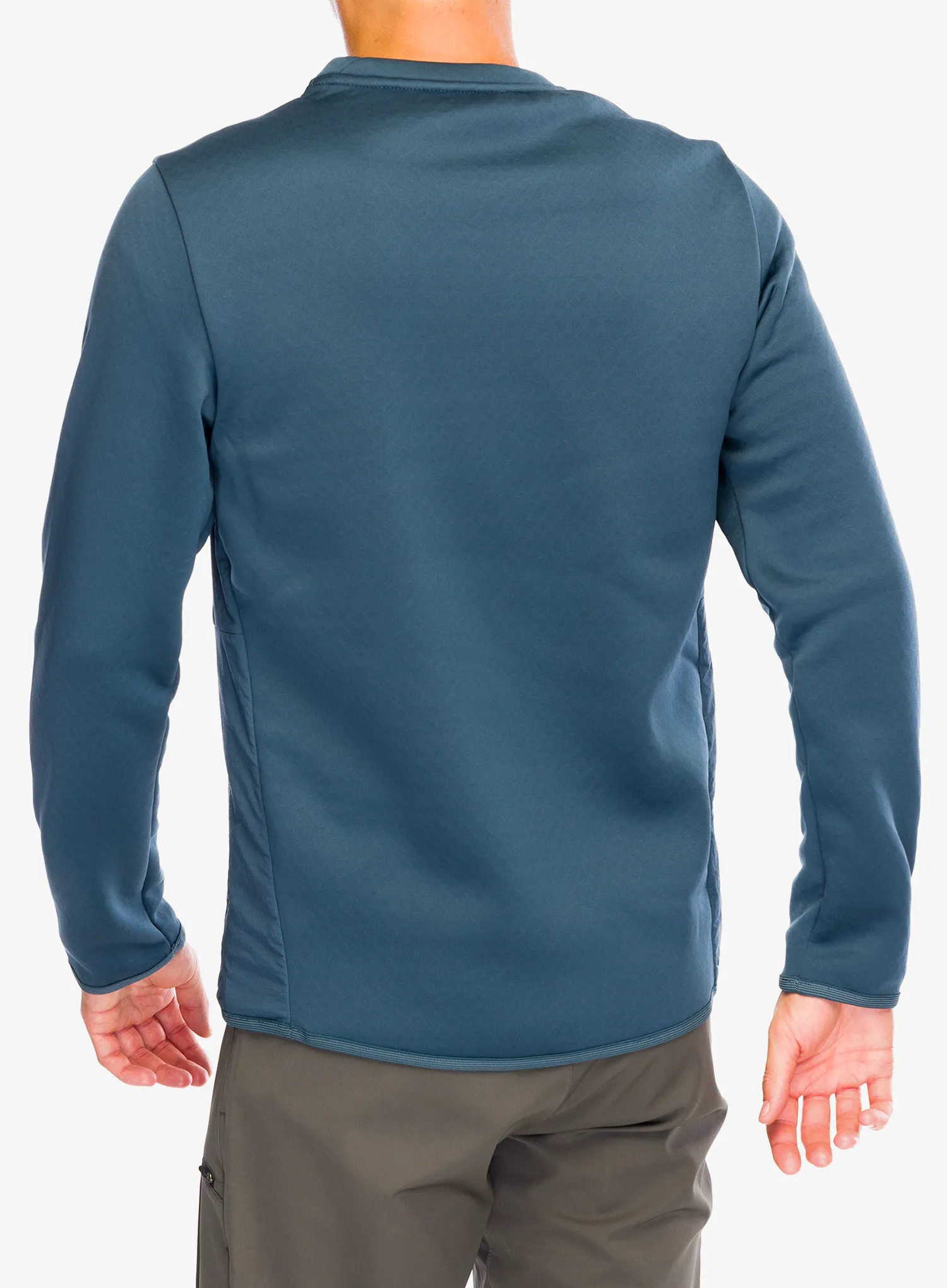 Dukserica Salomon Outline Hyb Warm Pullov - midnight navy