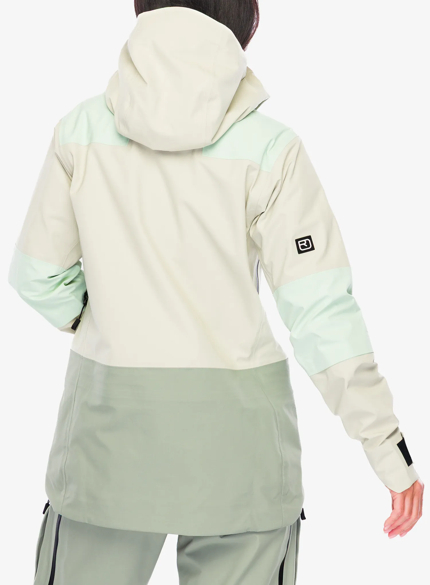 Ženska skijaška jakna Ortovox Ravine Free 3L Jacket - white tea