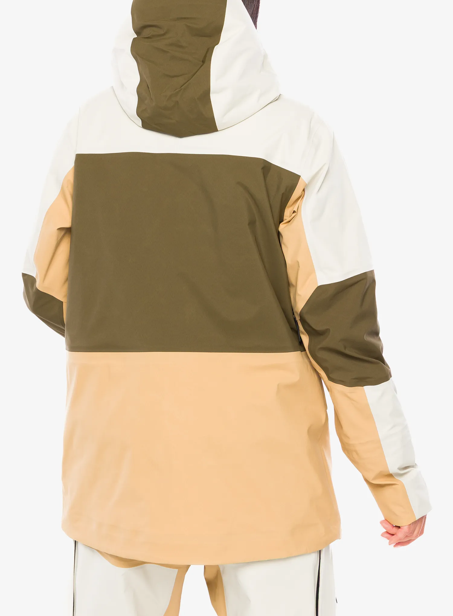 Ženska skijaška jakna Peak Performance Gravity GORE-TEX 3L Jacket - sierra sand/meadow moss