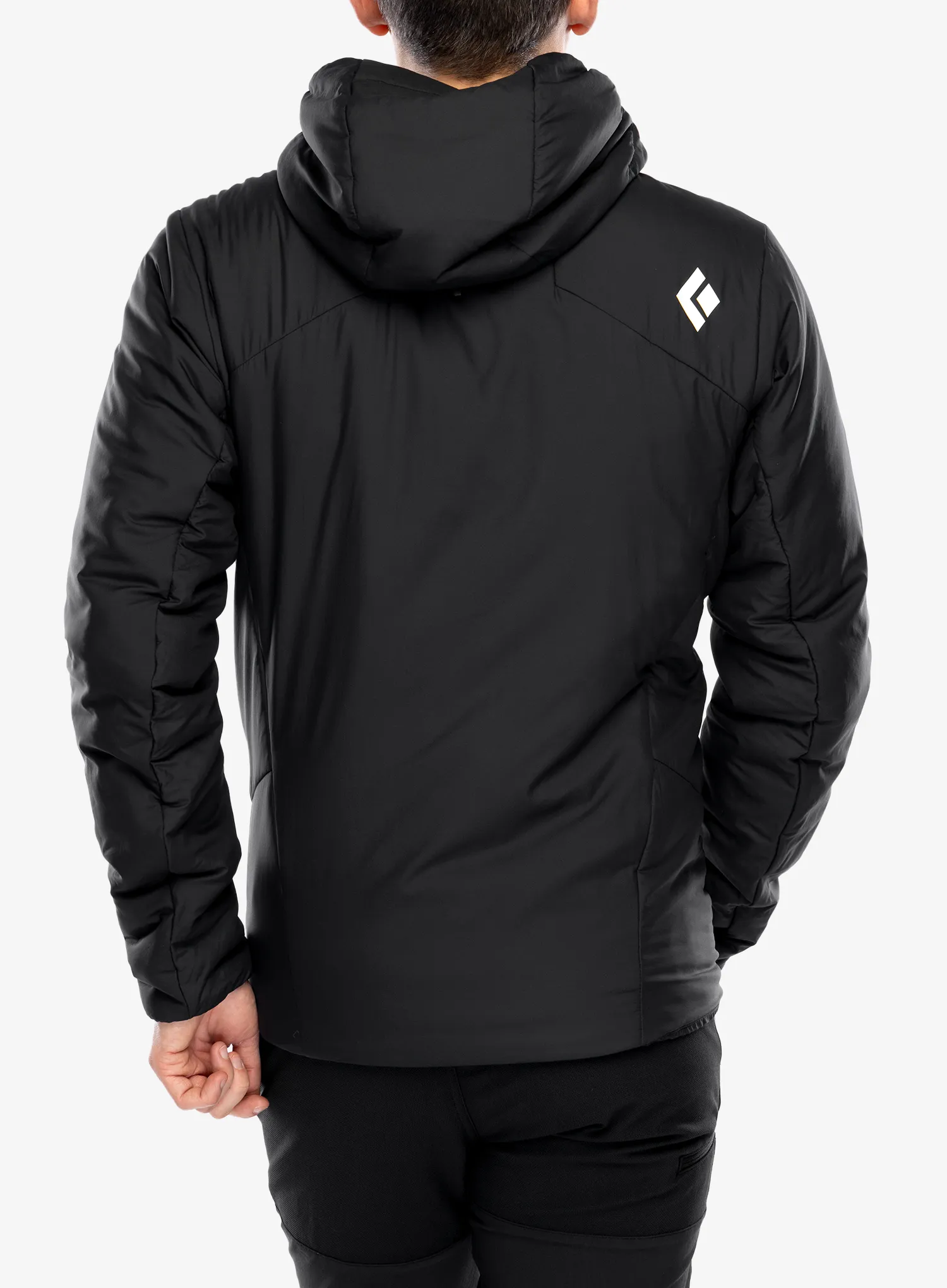 Jakna s postavom Black Diamond First Light Stretch Hoody - black/black