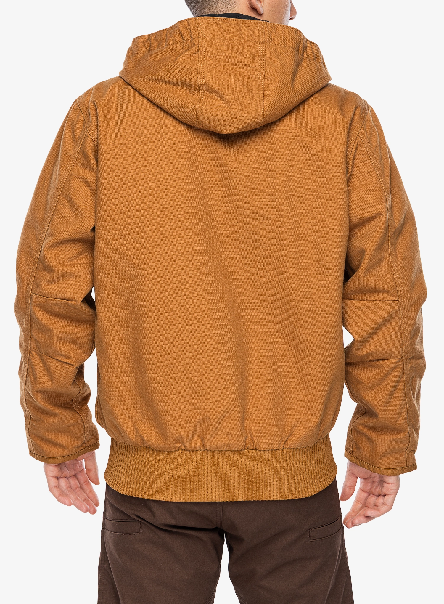 Jakna s postavom Carhartt Duck Insulated Active Jacket - carhartt brown