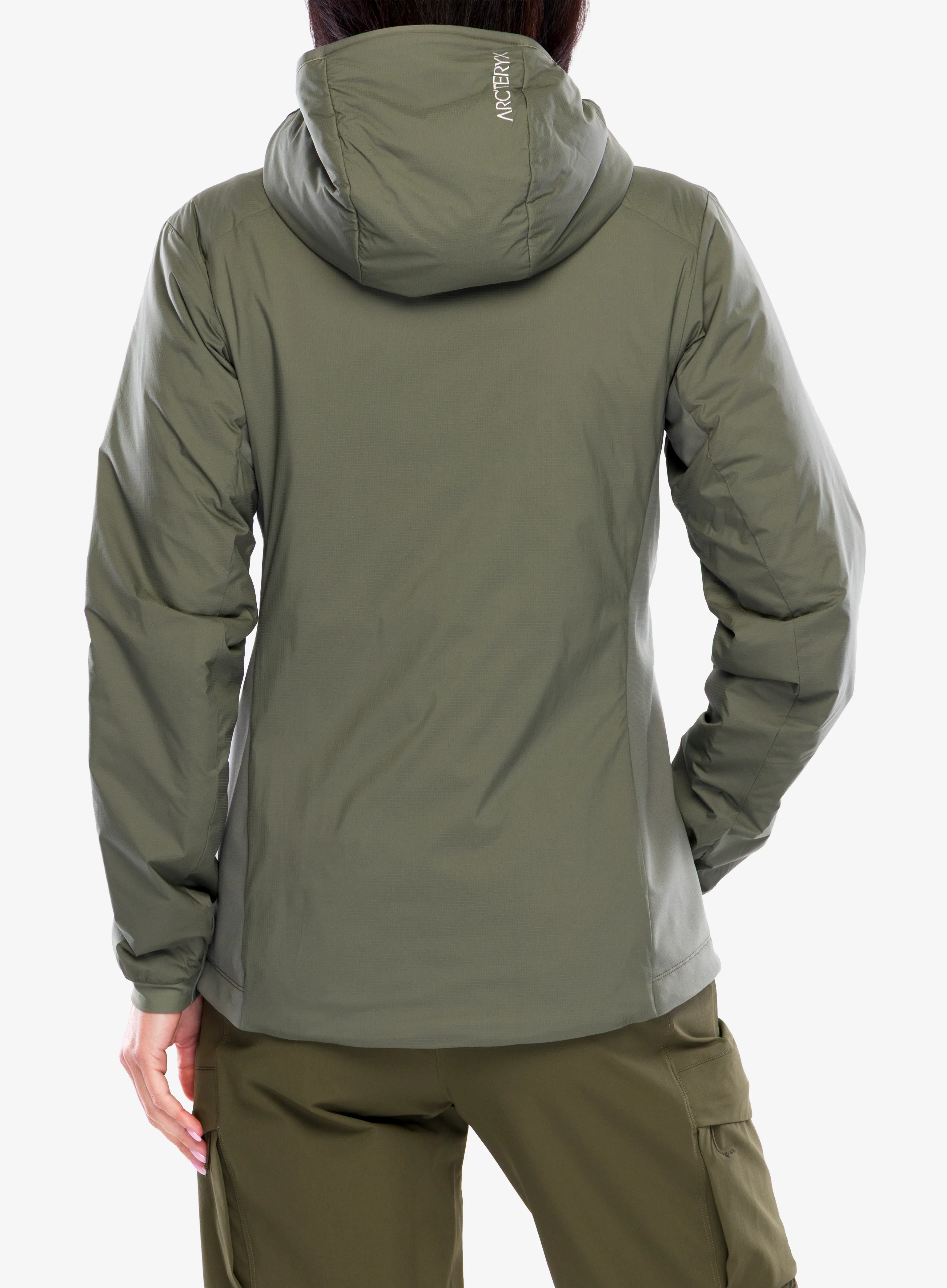 Jakna s postavom ženska Arcteryx Atom Hoody - forage II