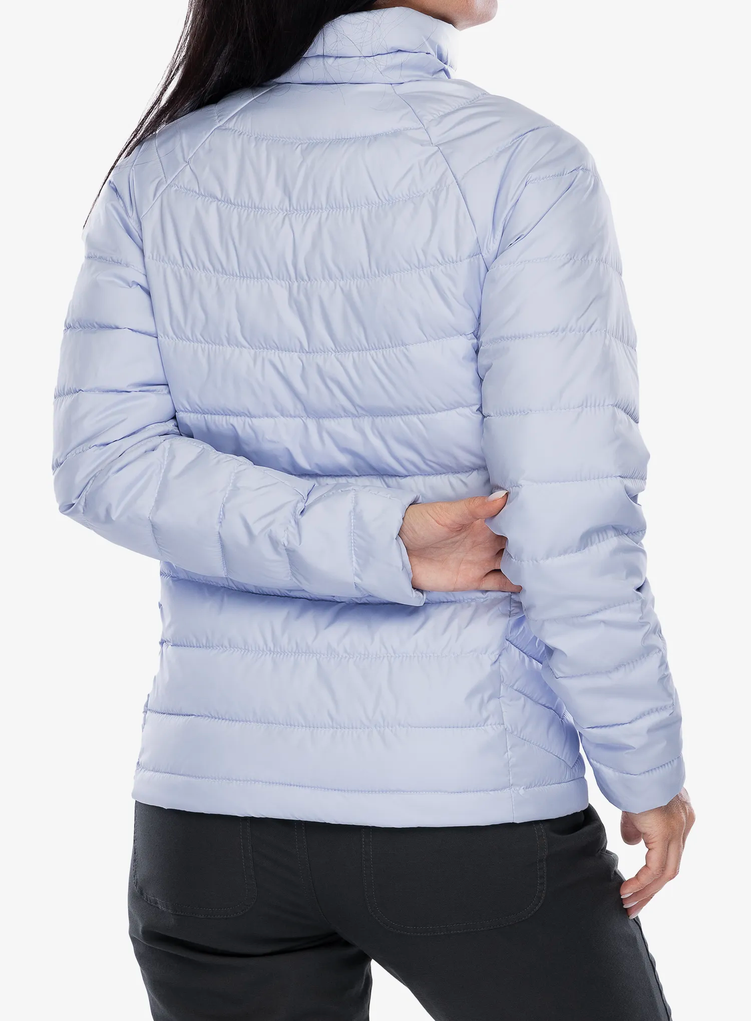 Jakna s postavom ženska Columbia Powder Lite II Full Zip Jacket - snowdrift