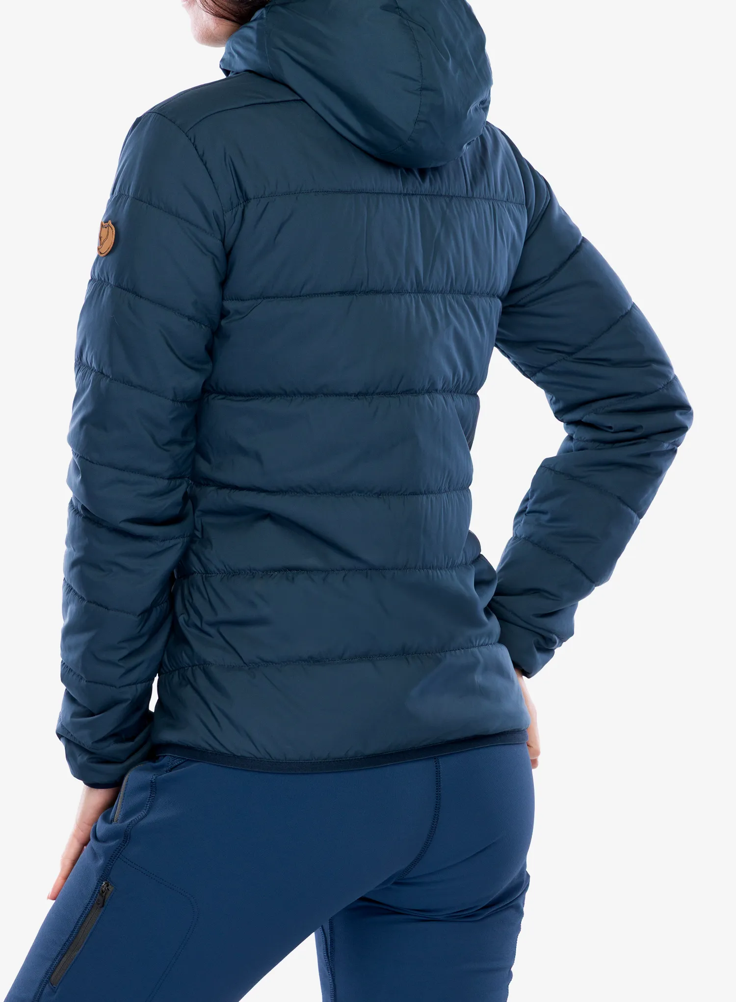 Jakna s postavom Fjallraven Keb Padded Hoodie - mountain blue