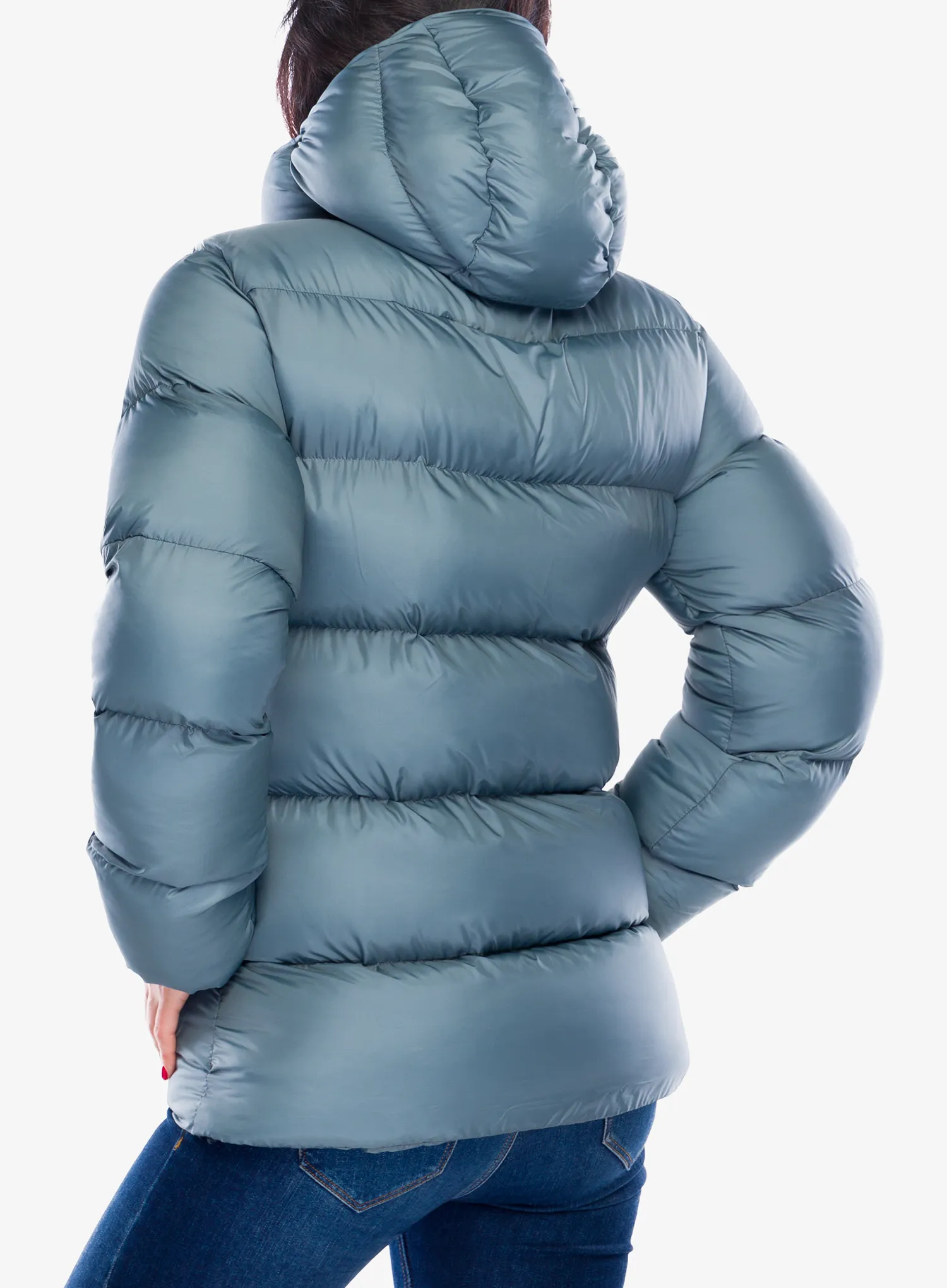 Jakna s postavom ženska Haglofs Puffy Mimic Hood