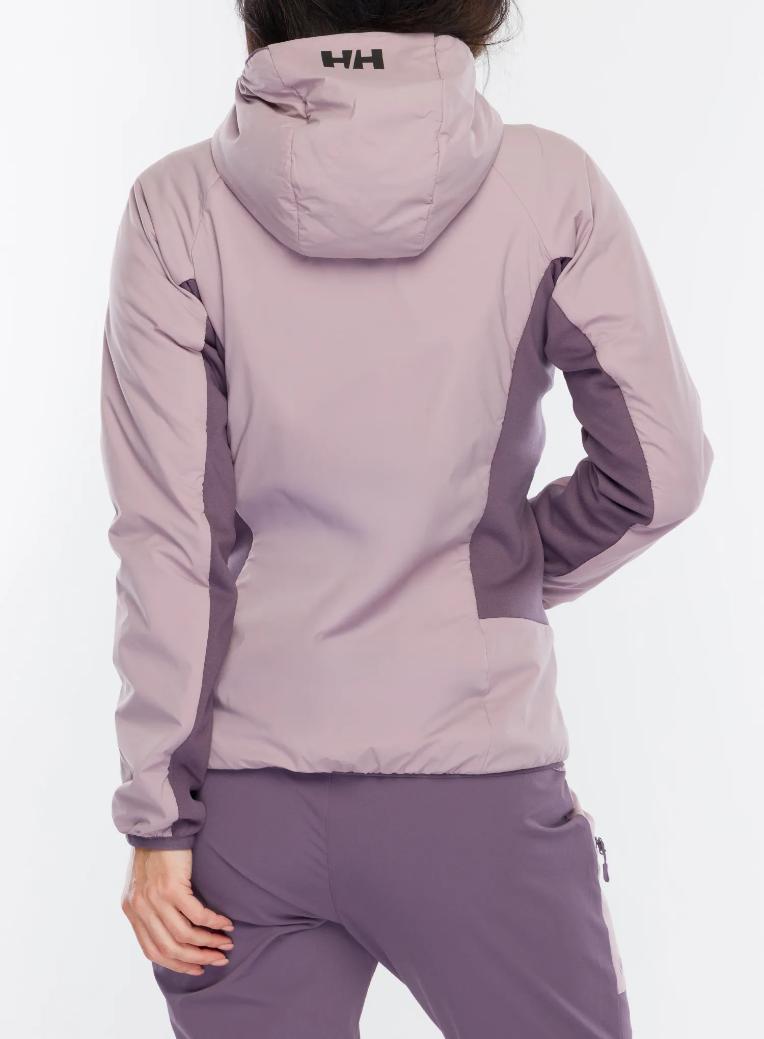 Jakna s postavom ženska Helly Hansen W Odin Lt Stretch Ins Hood 2.0 - purple clay