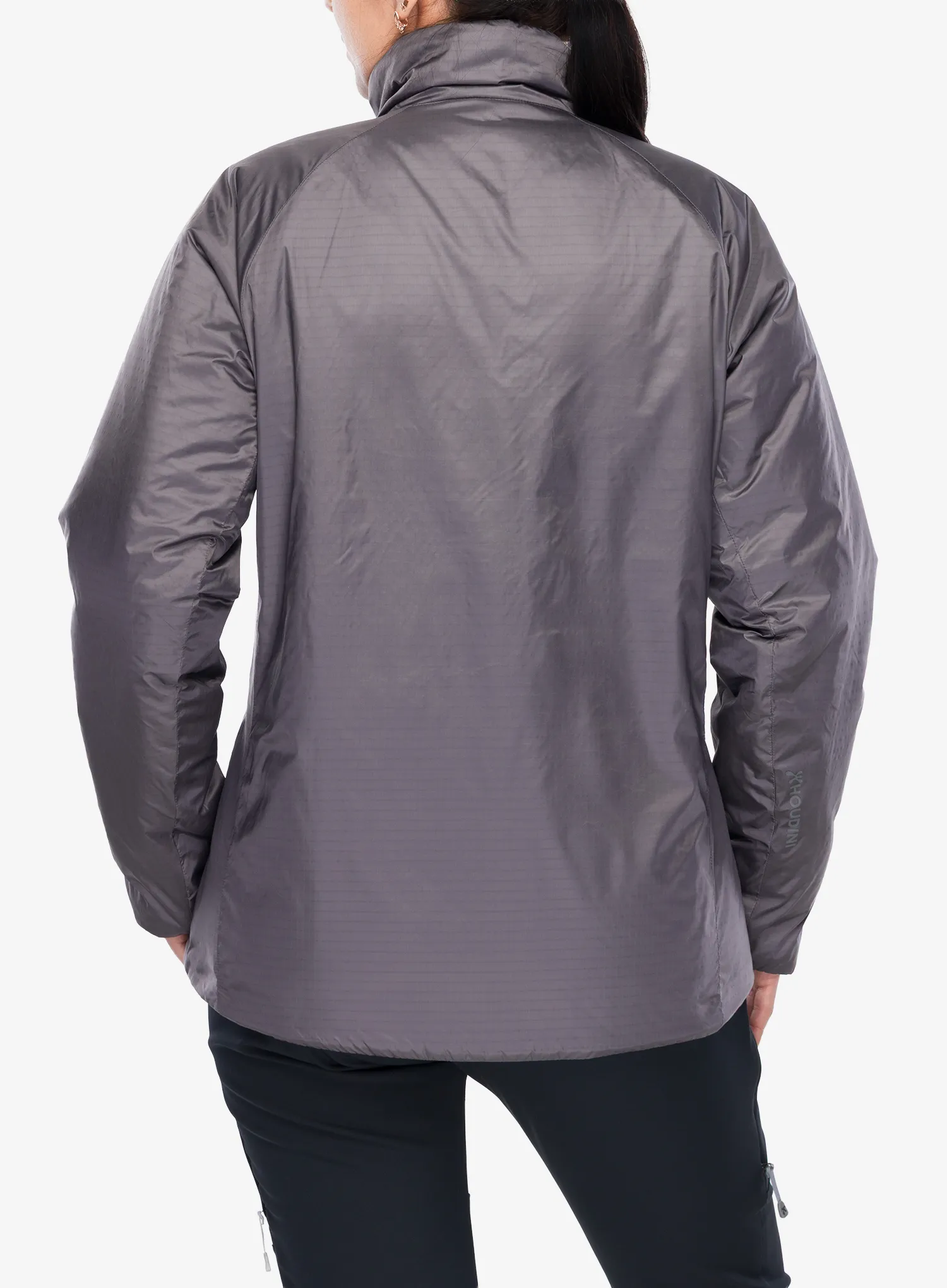 Jakna s postavom ženska Houdini Dunfri Jacket - purple gray