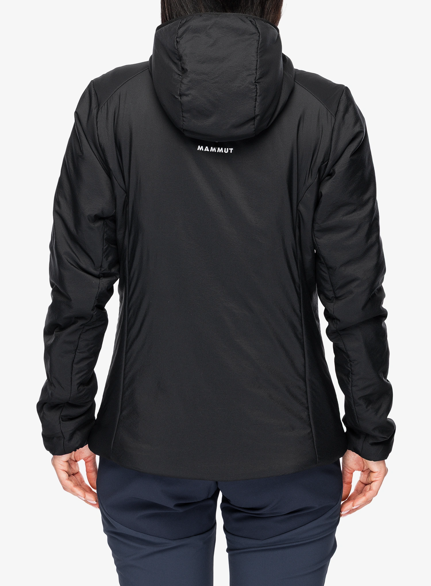 Jakna s postavom ženska Mammut Rime IN Hooded Jacket - black/black