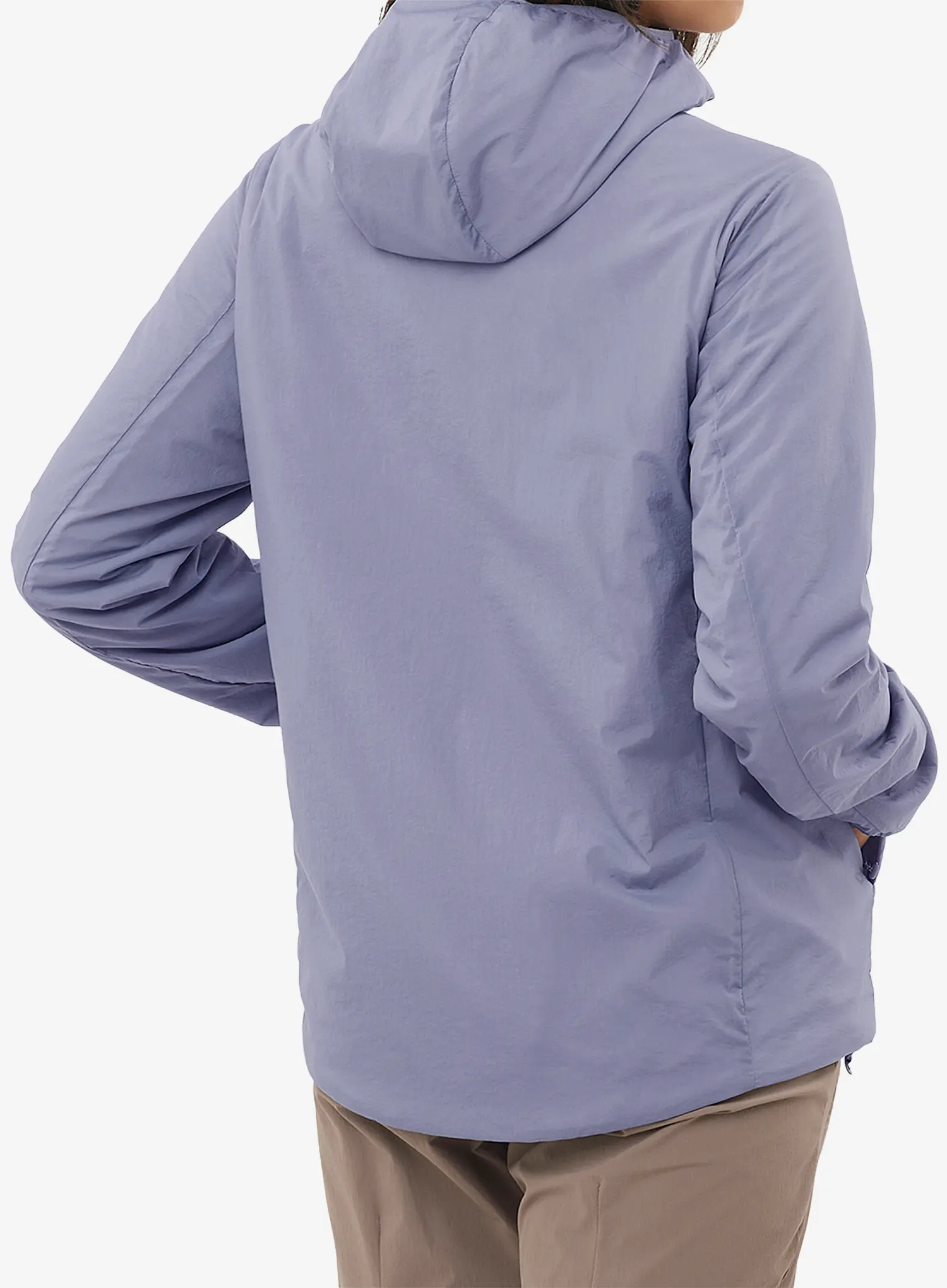 Jakna s postavom ženska Salomon Mountain Flex Jacket Hood - blue granite