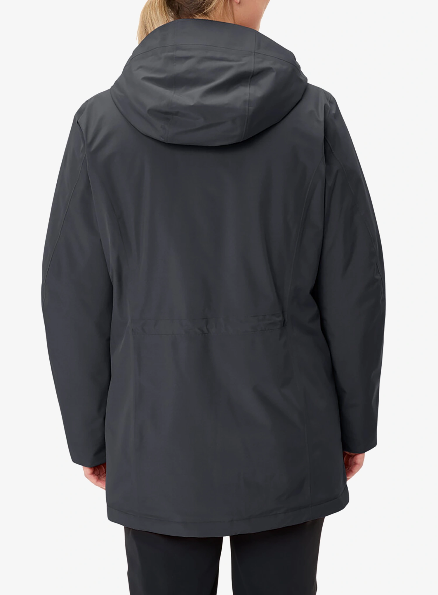 Ženski kaput Vaude Rosemoor Padded Parka - phantom black