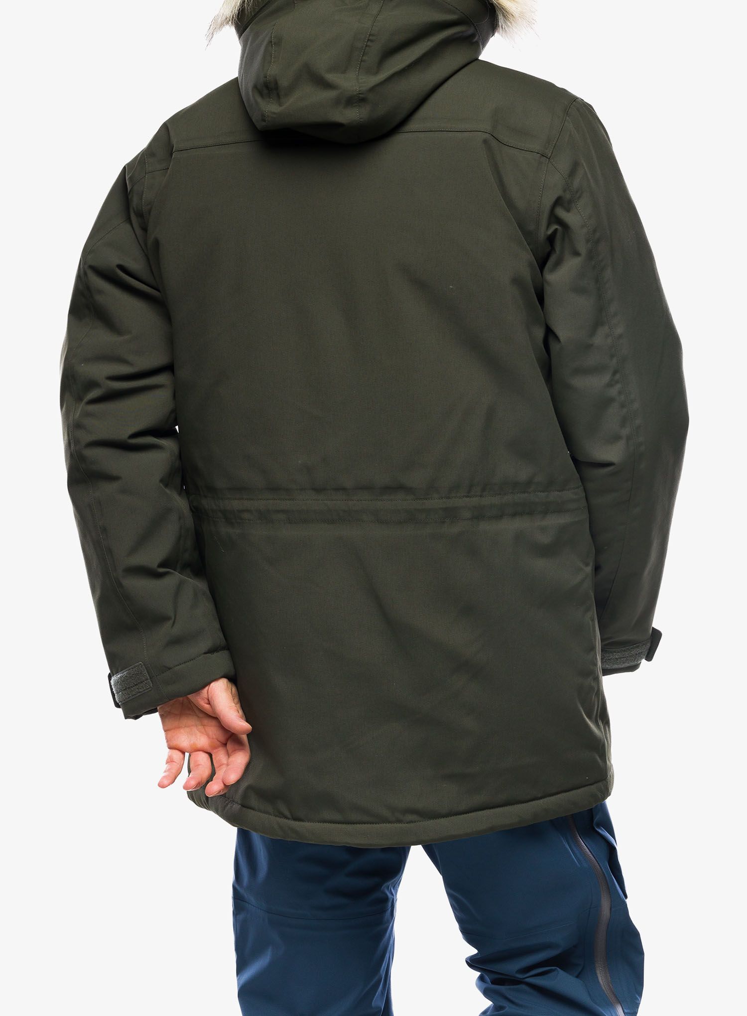 Jakna s postavom Fjallraven Nuuk Parka - dp forest