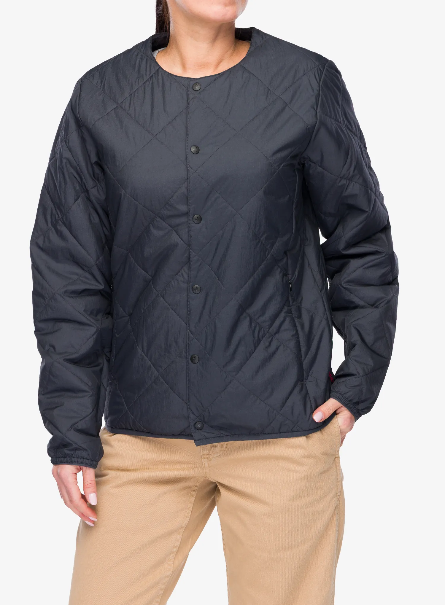 Jakna s postavom Gramicci Thermal Insulation Quilted Jacket - black