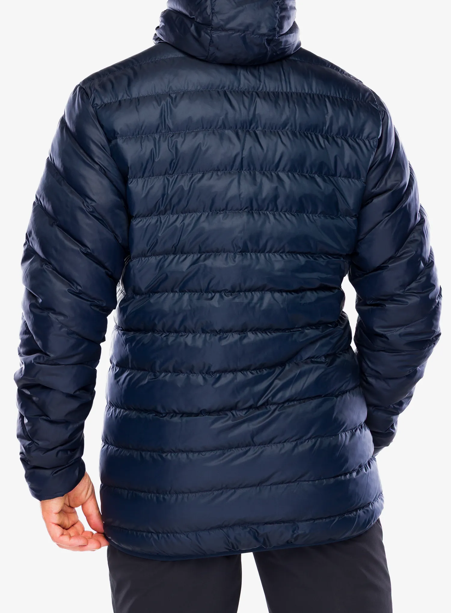 Jakna s postavom Haglofs Sarna Mimic Hood - tarn blue