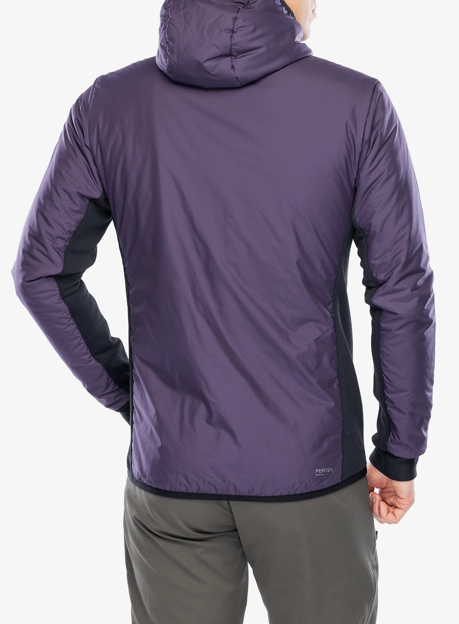 Jakna s postavom Mons Royale Arete Wool Insulation Hood - indigo/cedar