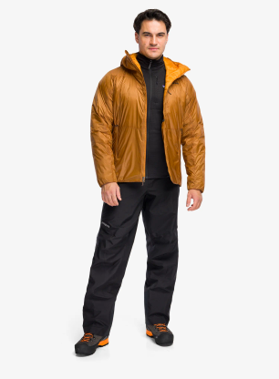 Jakna s postavom Patagonia DAS Light Hoody - cinnamon brown