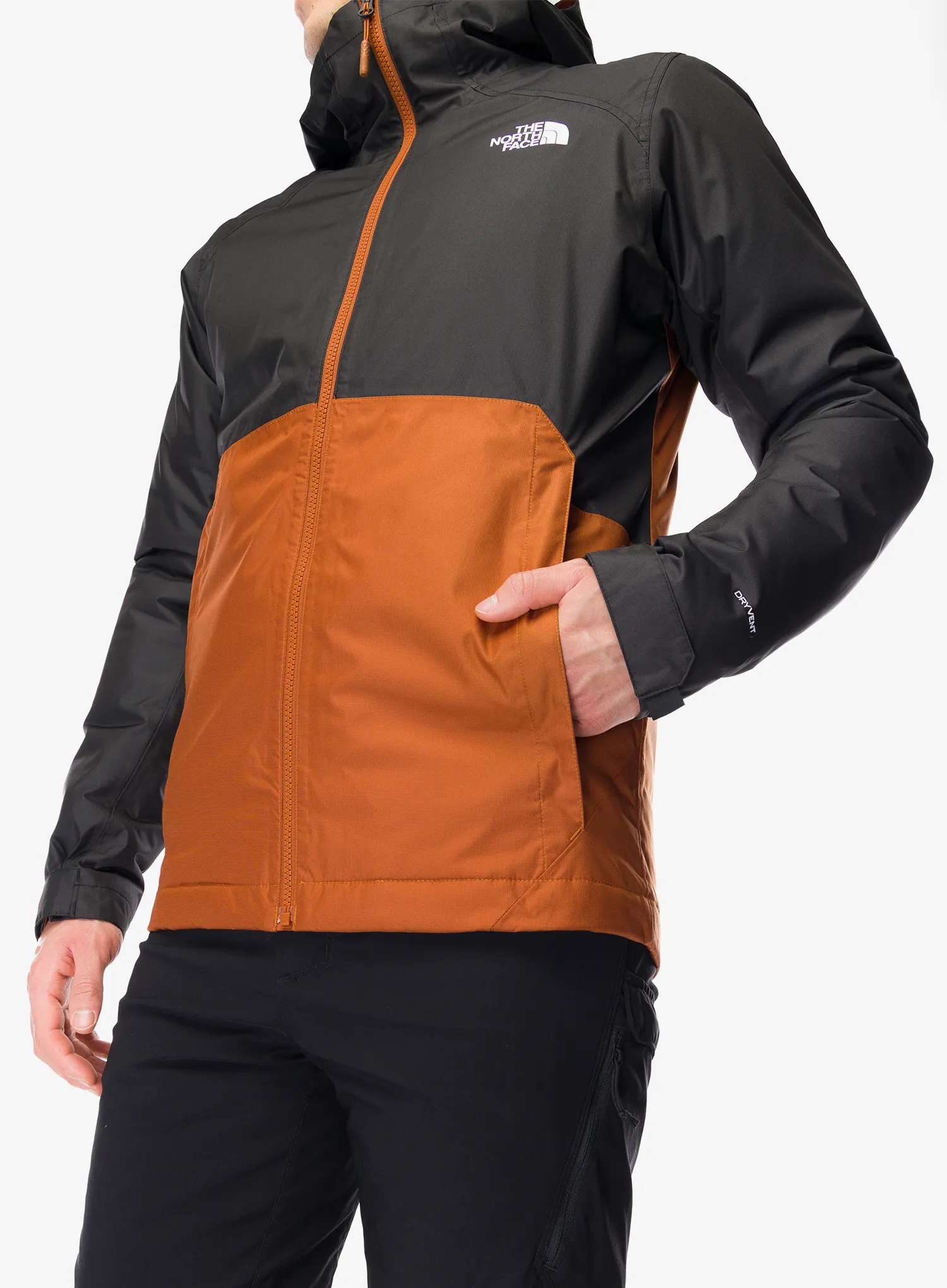 Jakna s postavom The North Face Millerton Insulated Jacket - burnt umber/tnf black