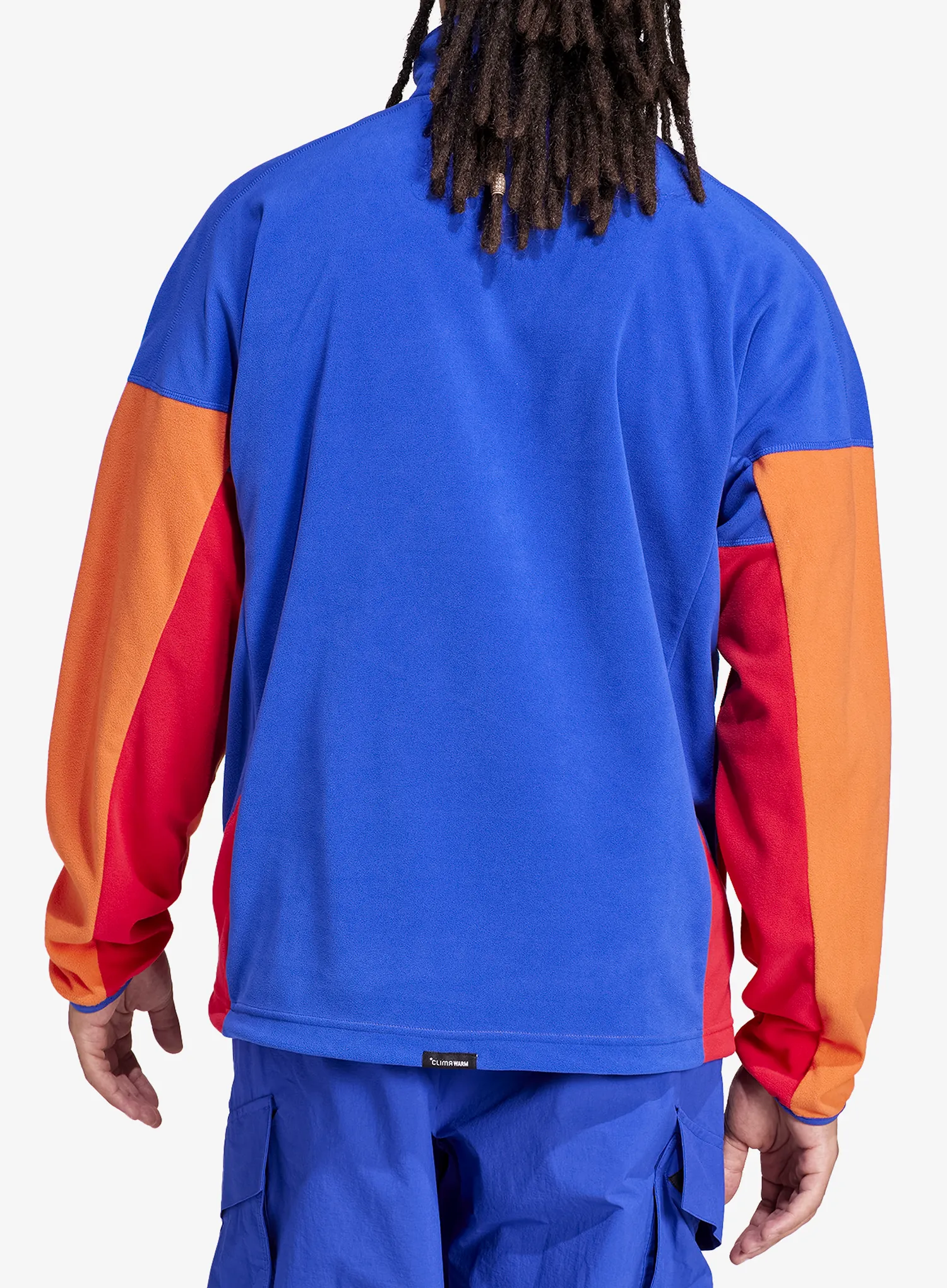 Jakna od flisa adidas TERREX Multi Climawarm Fleece Anorak - selubl/seimor/purrub