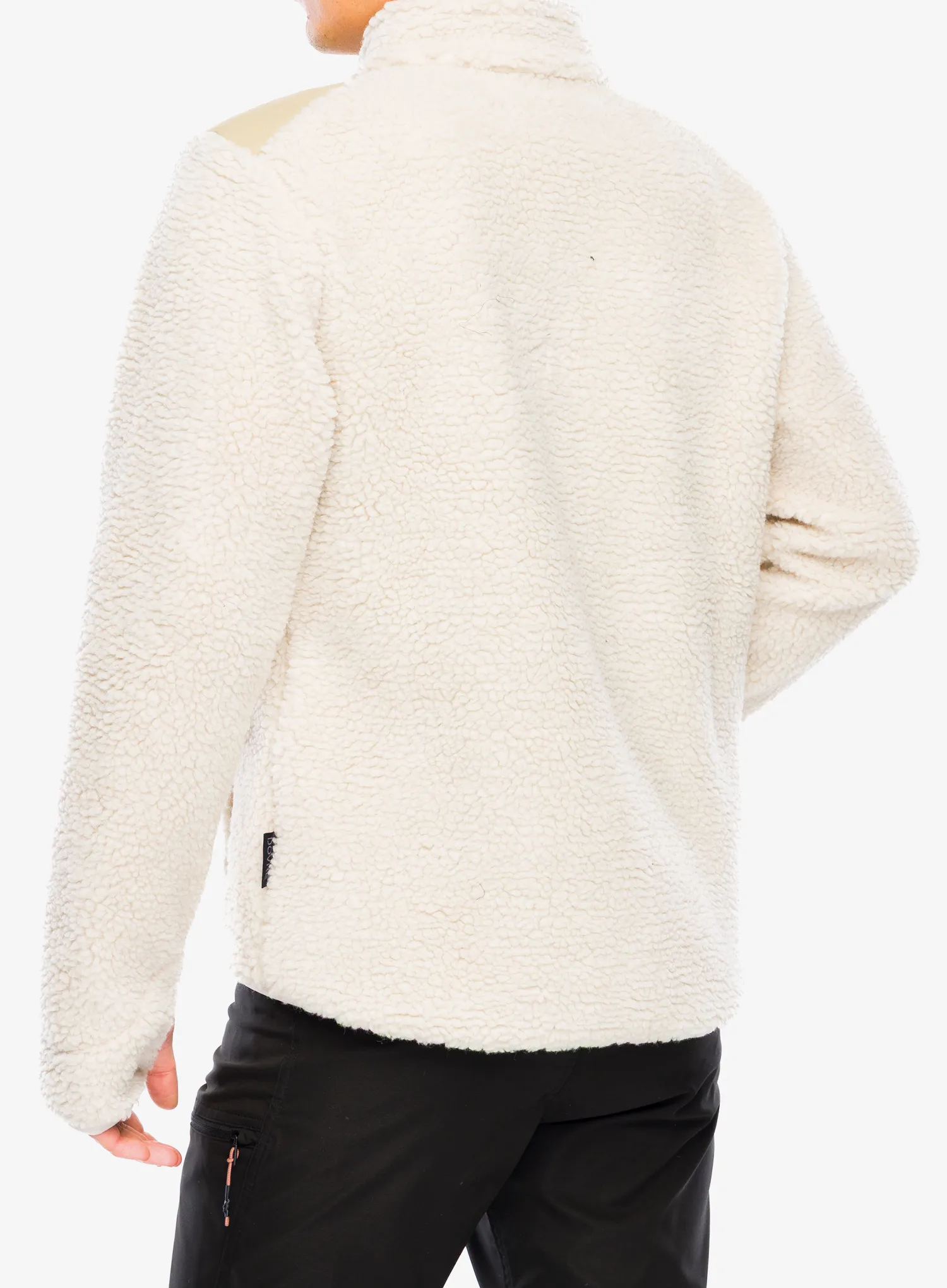 Jakna od flisa Dovre Teddy Fleece Merino Wool - beige