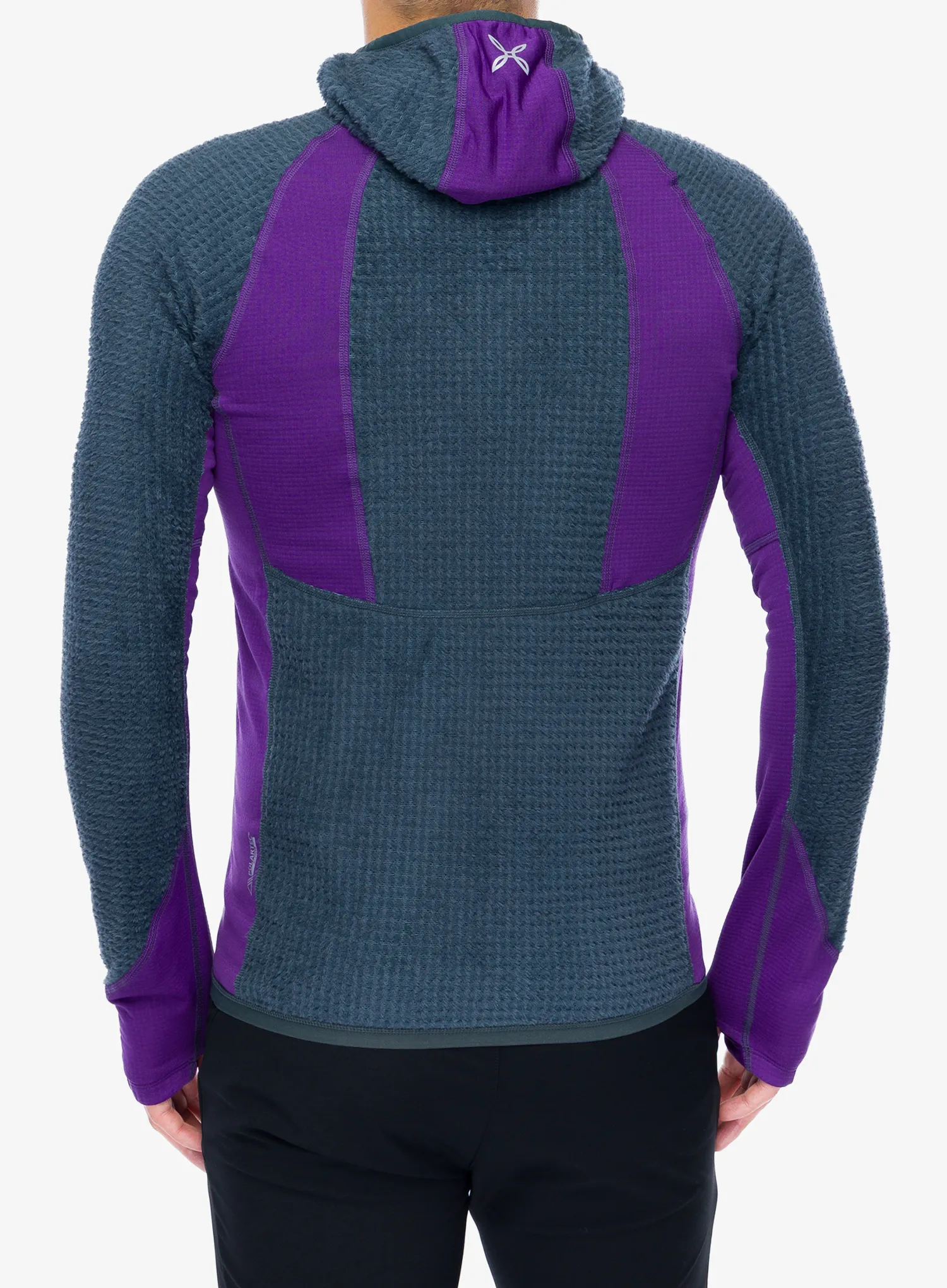 Jakna od flisa Montura Vertigo PTC Alpha FZ Hooded - lead/petunia