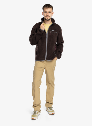 Jakna od flisa Patagonia Retro Pile Jacket - den brown