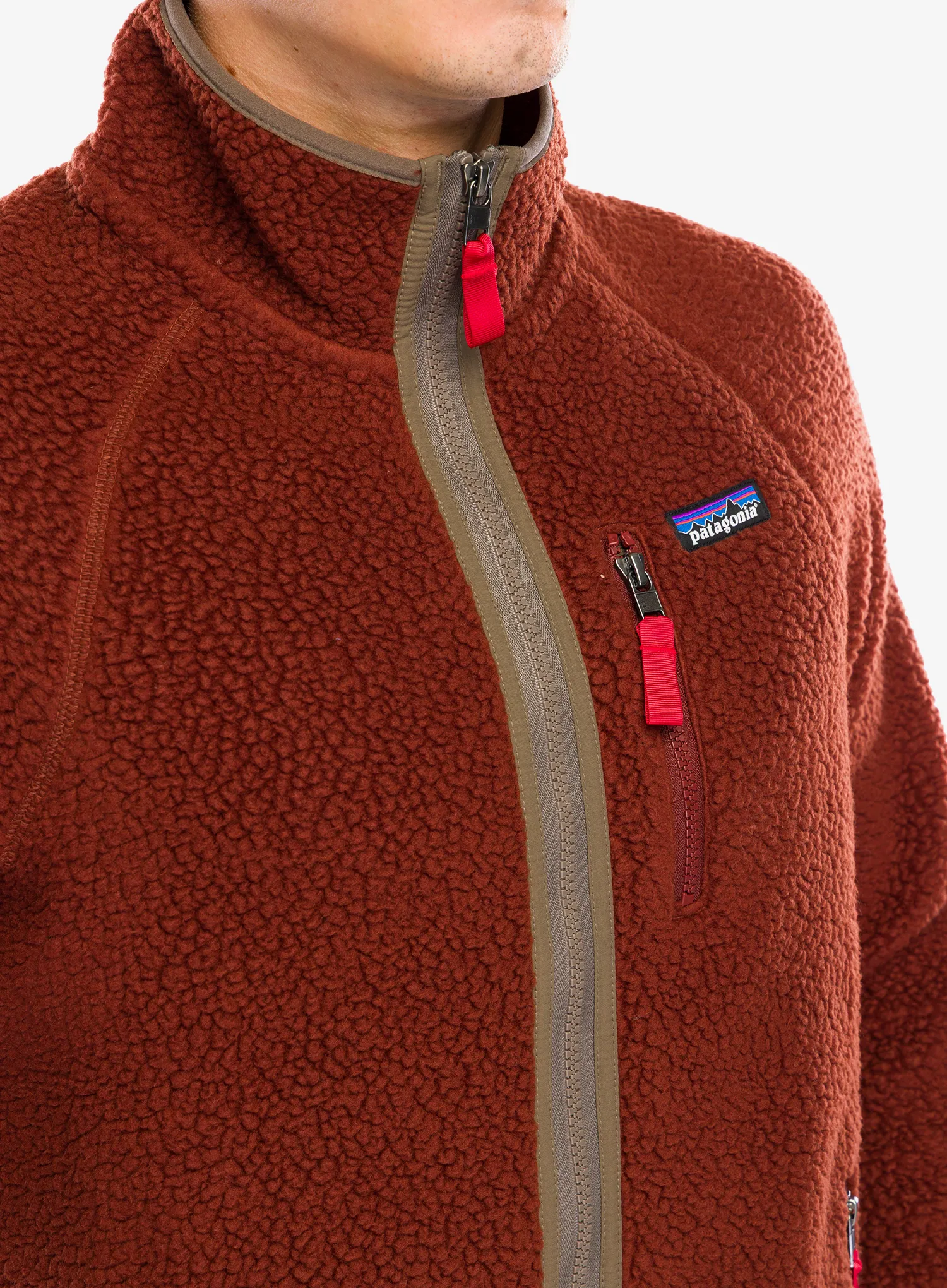Jakna od flisa Patagonia Retro Pile Jacket - dried vanilla