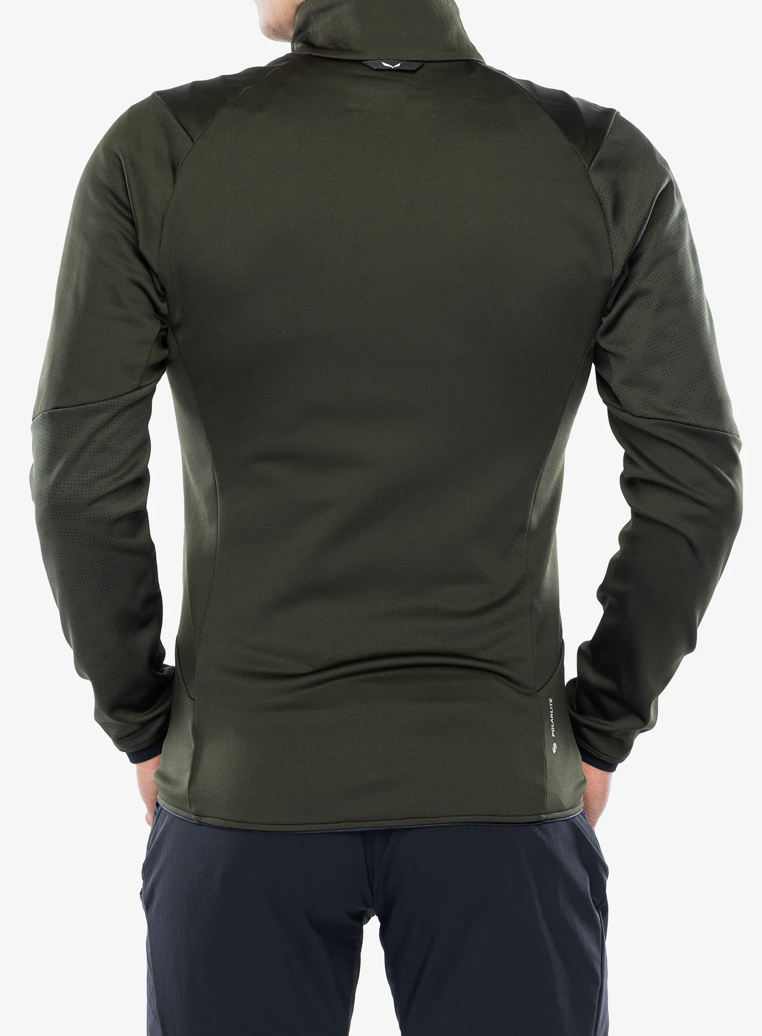 Jakna od flisa Salewa Sella Crevasse Jacket - dark olive