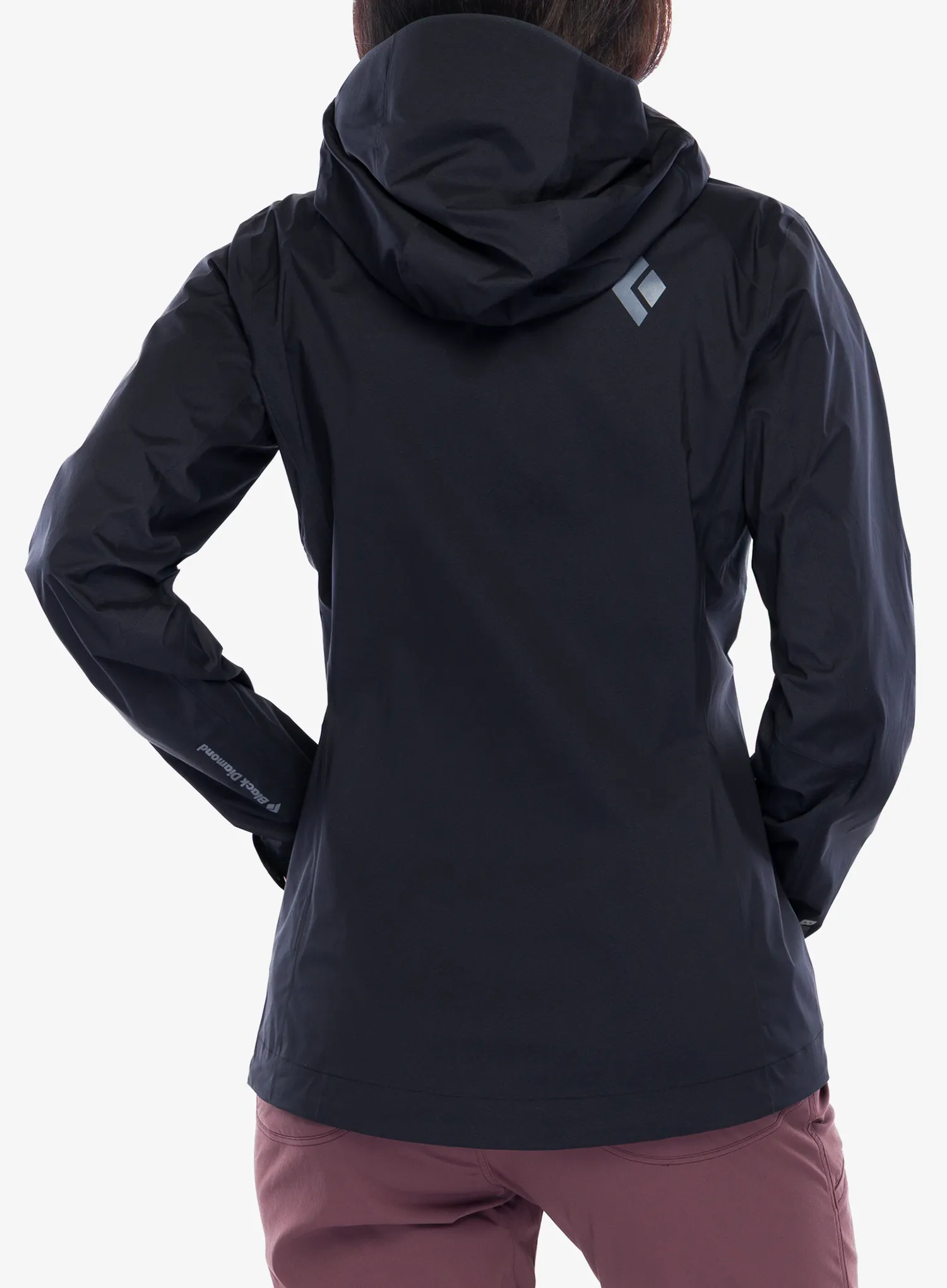 Ženska kišna jakna Black Diamond Fineline Stretch Shell - black