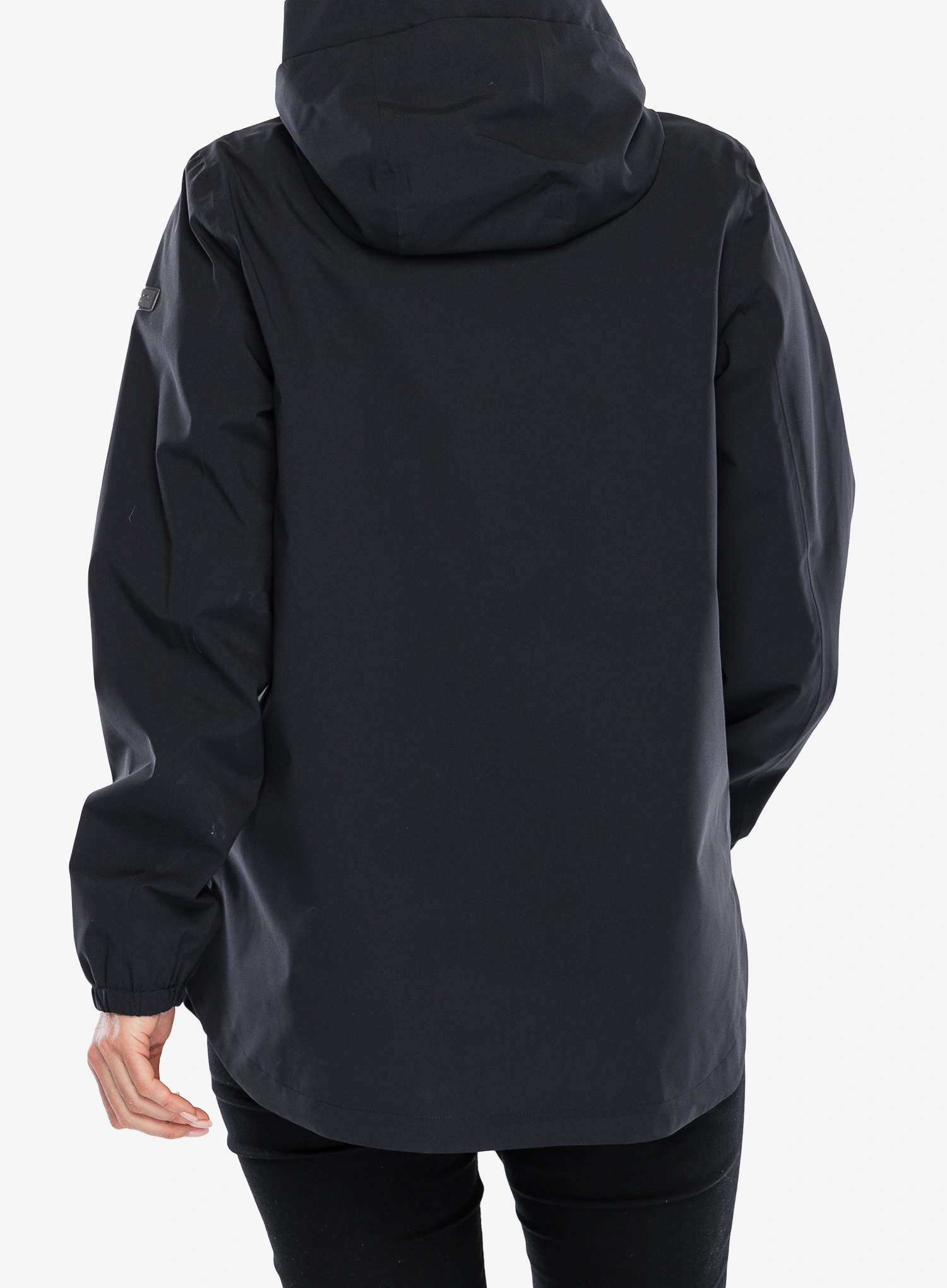 Ženska kišna jakna CMP Verge Jacket Fix Hood - antracite