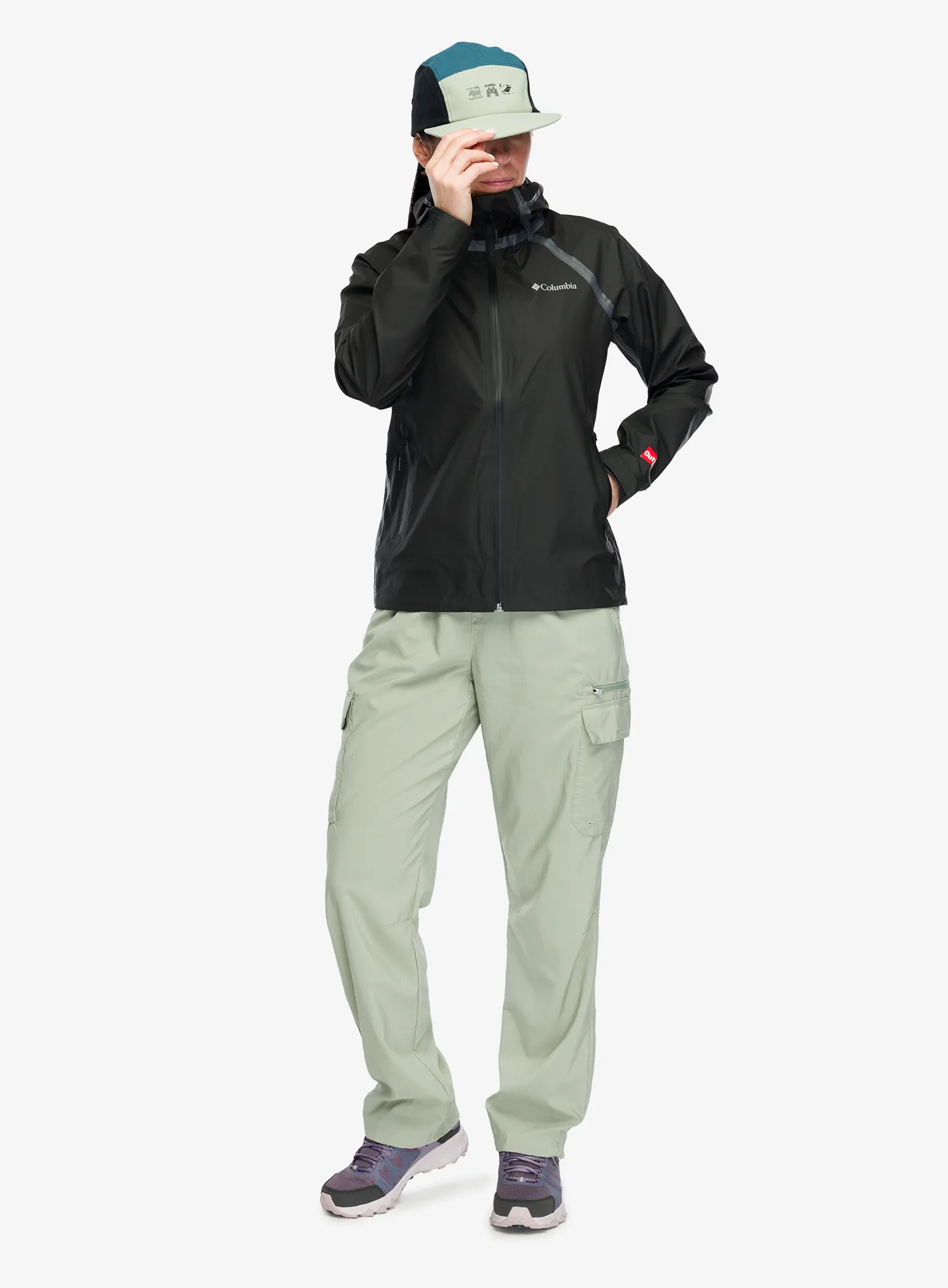 Ženska kišna jakna Columbia Reign No Shine Jacket - black