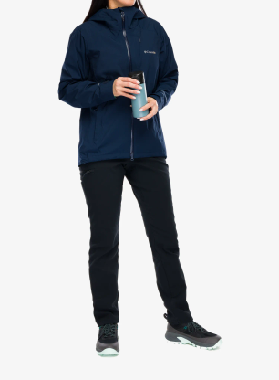 Ženska kišna jakna Columbia Trailborne 2.5L Shell - collegiate navy
