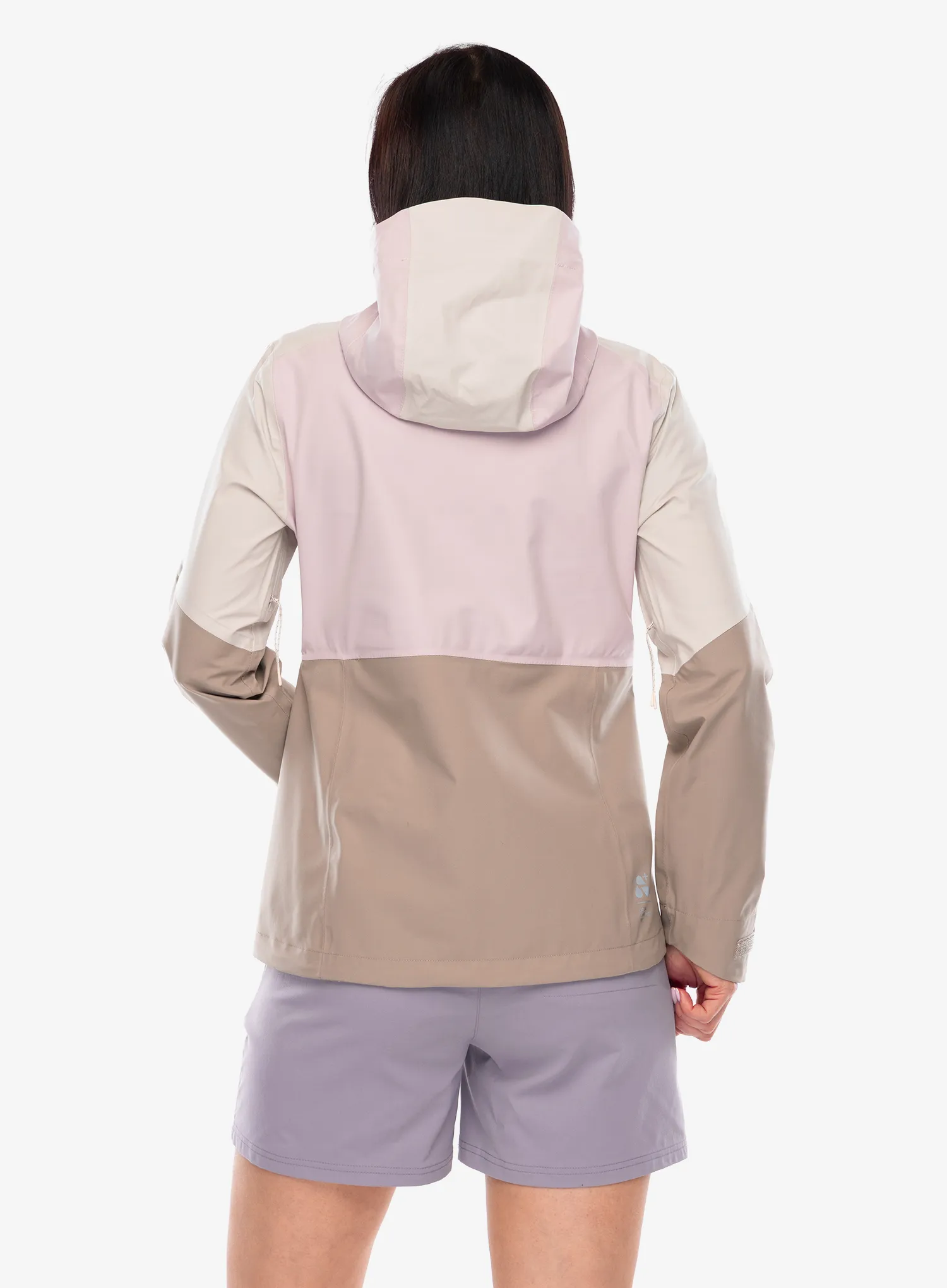 Ženska kišna jakna Viking Numani - beige/pink
