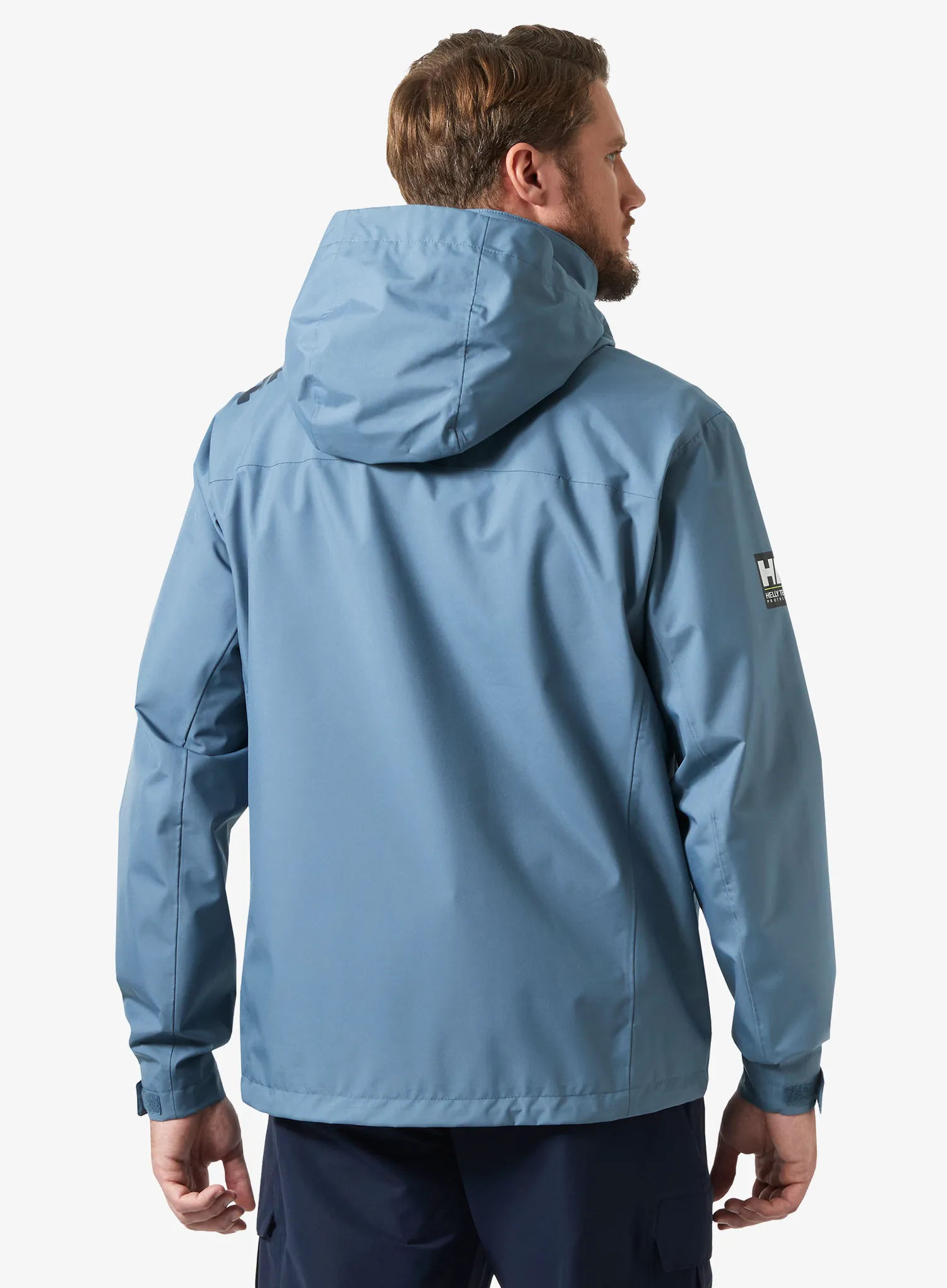 Kišna jakna Helly Hansen Crew Hooded Jacket 2.0 - washed navy