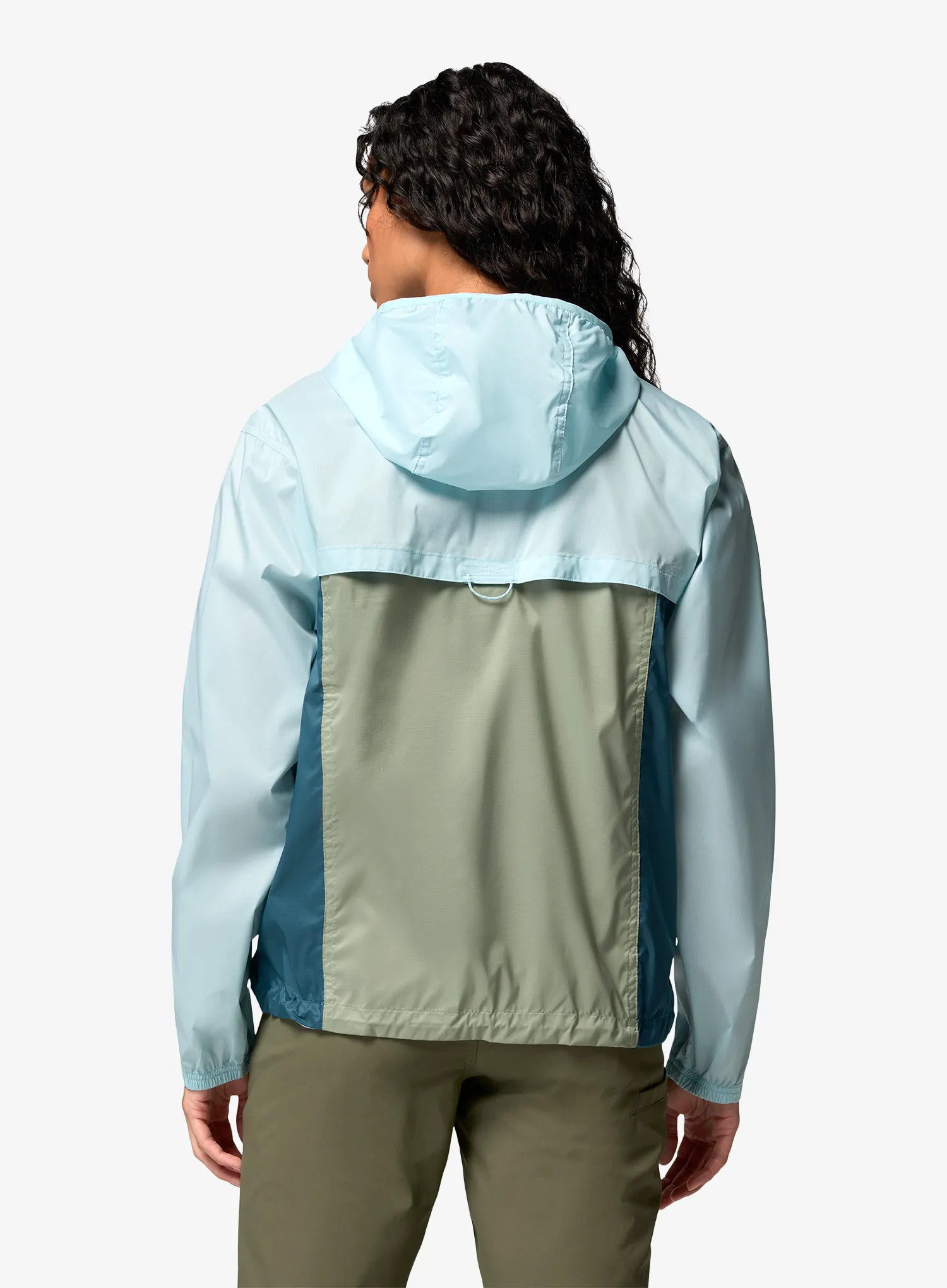 Ženska vjetrovka Columbia Crested Canyon Windbreaker - safari/everblue/marine light