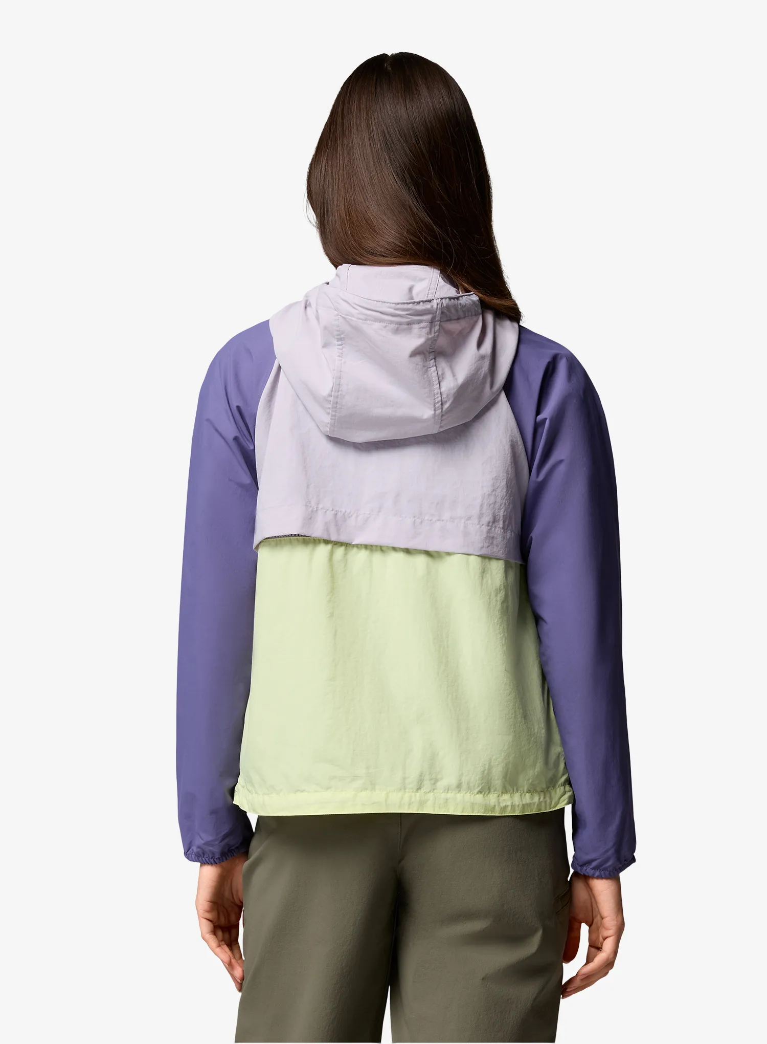 Ženska vjetrovka Columbia Spire Valley Windbreaker - citron haze/l.pearl/stormwatch